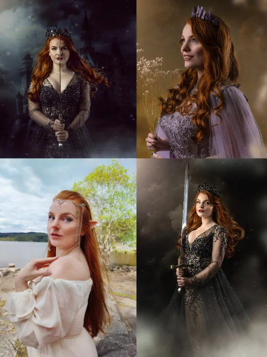 Fantasy shoot Viev Print 13x19 signed small in corner product image (9)