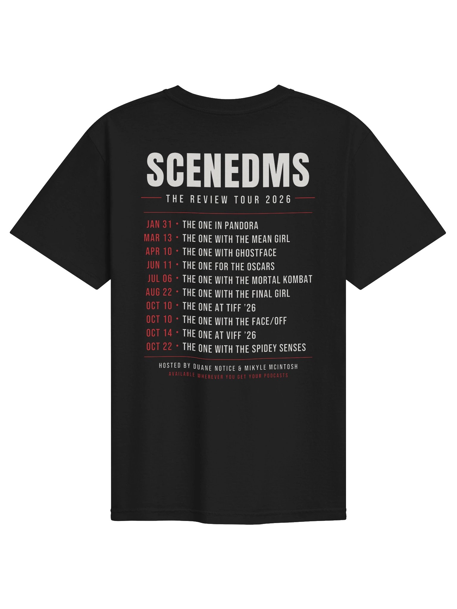 SceneDMs Hosts Tee product image (5)