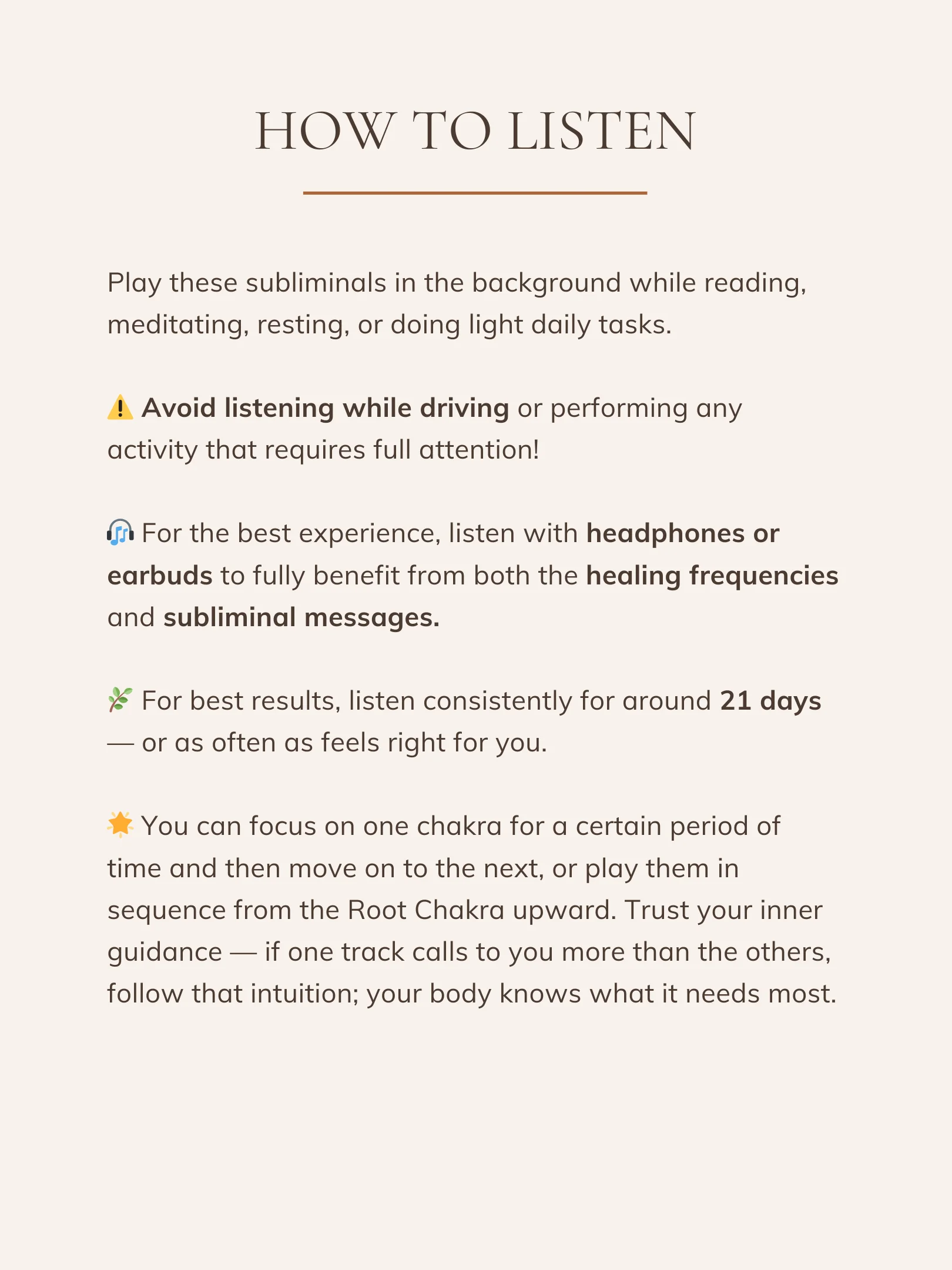 3 Chakra Healing Subliminals MP3 Bundle-Root • Sacral • Solar Plexus | MP3 Audio Download product image (6)