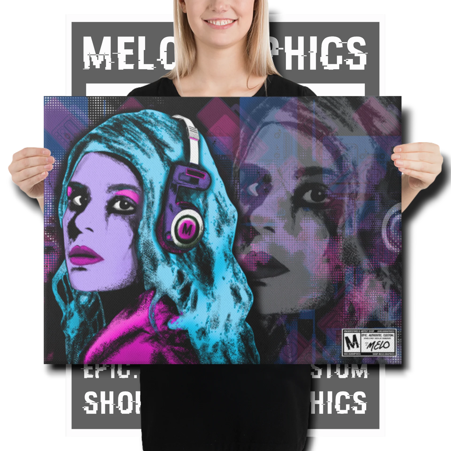 Personal Playlist by MELOGRAPHICS - Canvas Art + Digital Wallpaper | #MadeByMELO product image (4)