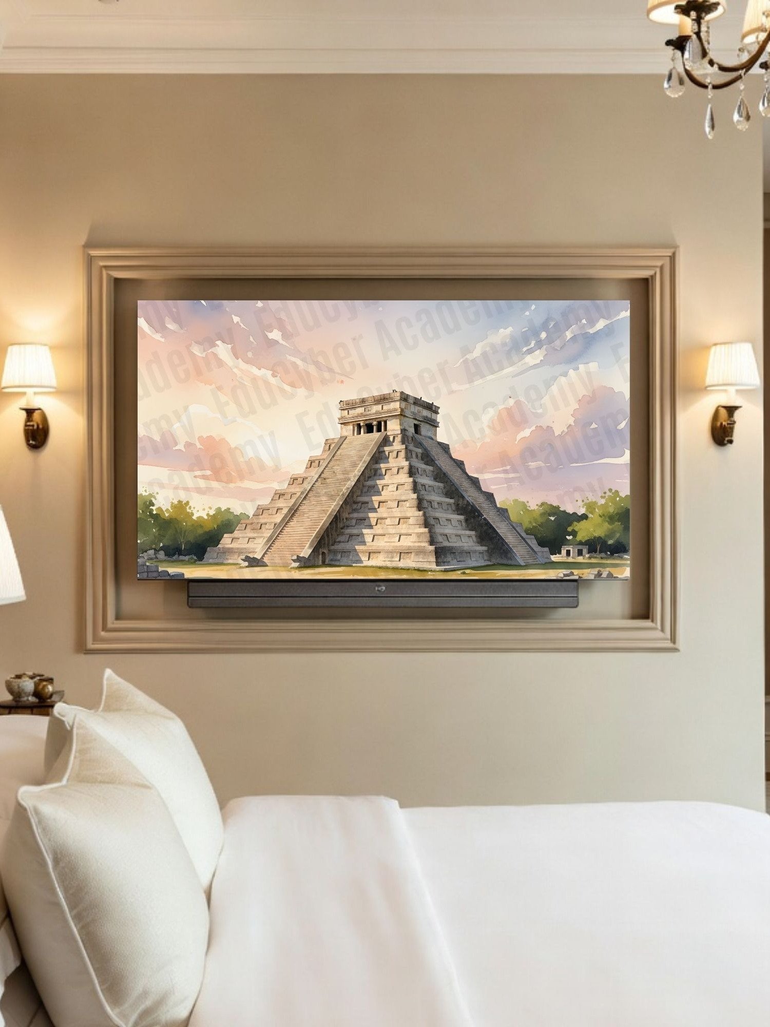 The Chichén Itzá in Yucatán, Mexico Frame TV Art, Desktop, and Laptop Wallpaper The New 7 Wonders of the World Chinenitza 4k Image product image (3)