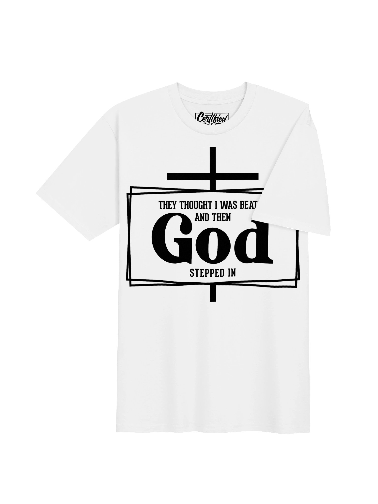 CBF - GOD STEPPED IN TEE product image (5)