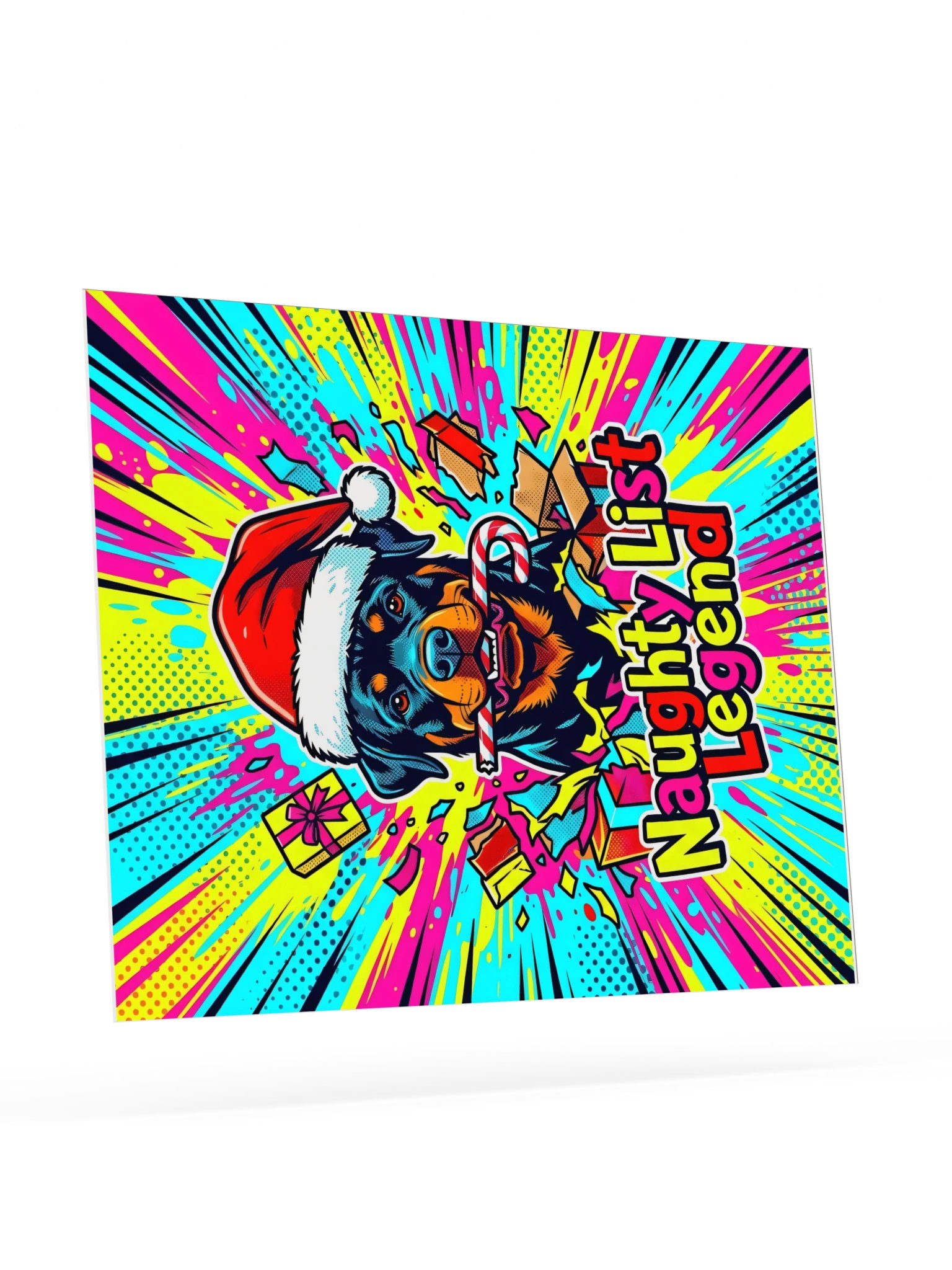 Naughty List Rottweiler Poster product image (23)