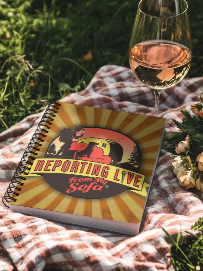 Reporting Live From My Sofa Spiral Notebook product image (8)