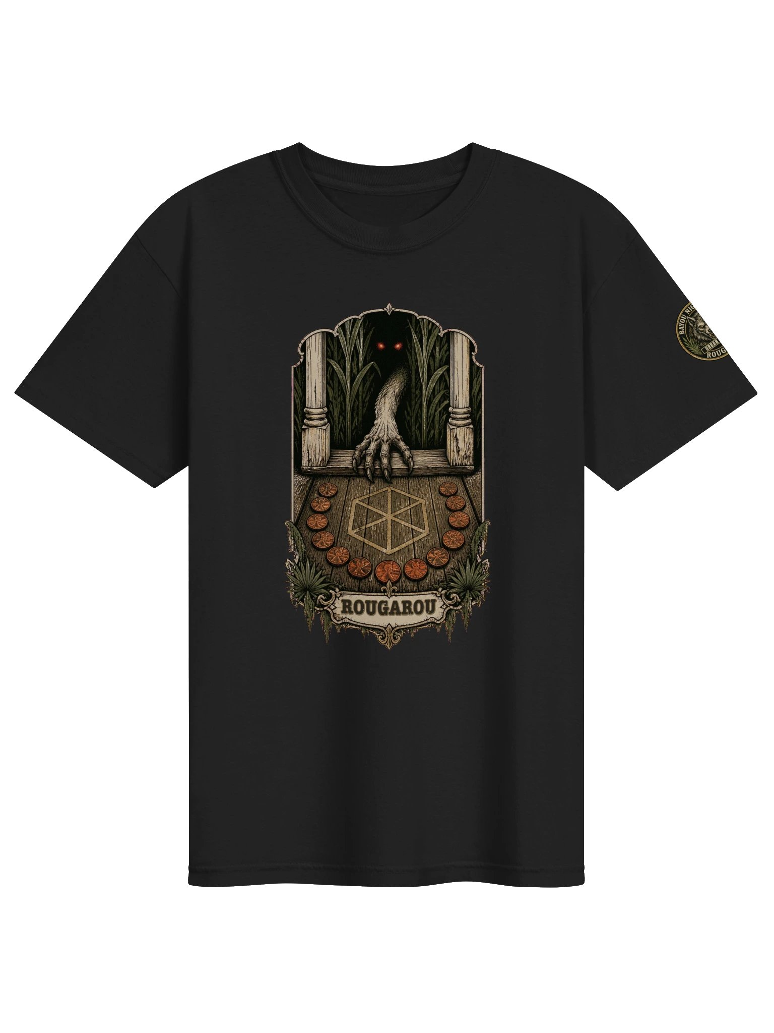 Rougarou — Thirteen at the Threshold Night Watch Tee product image (1)