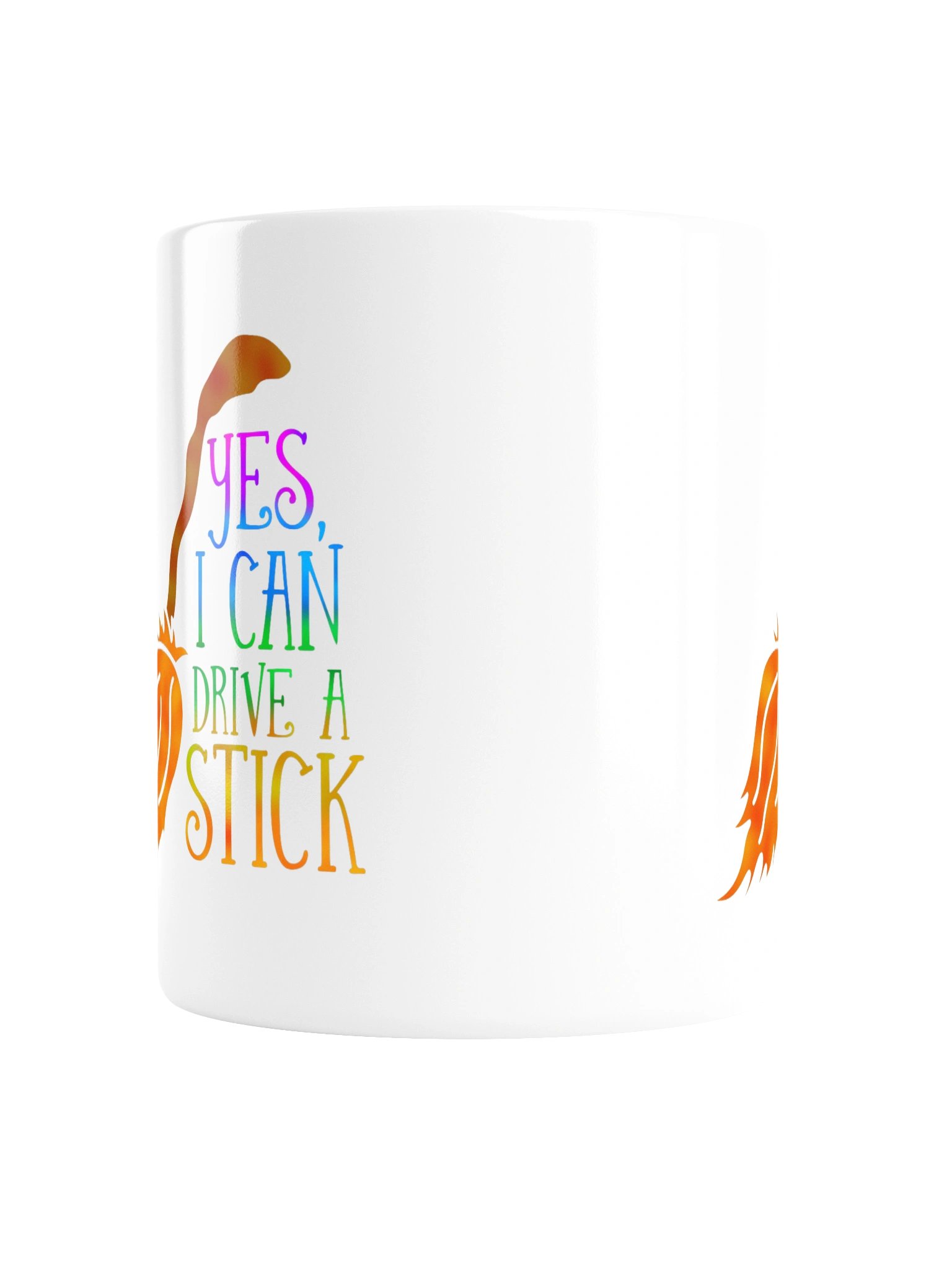 Yes, I Can Drive a Stick White Mug product image (2)