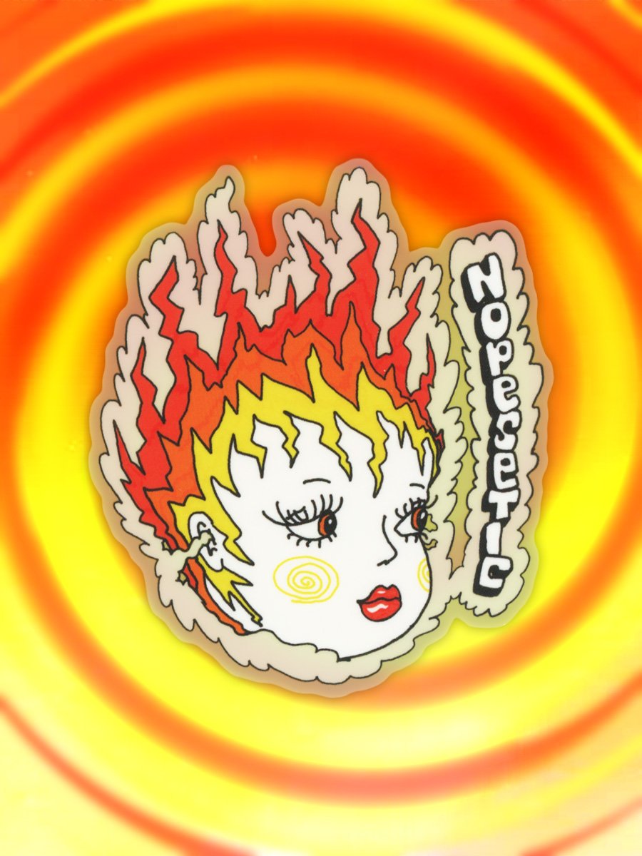 Fire Head Sticker product image (1)