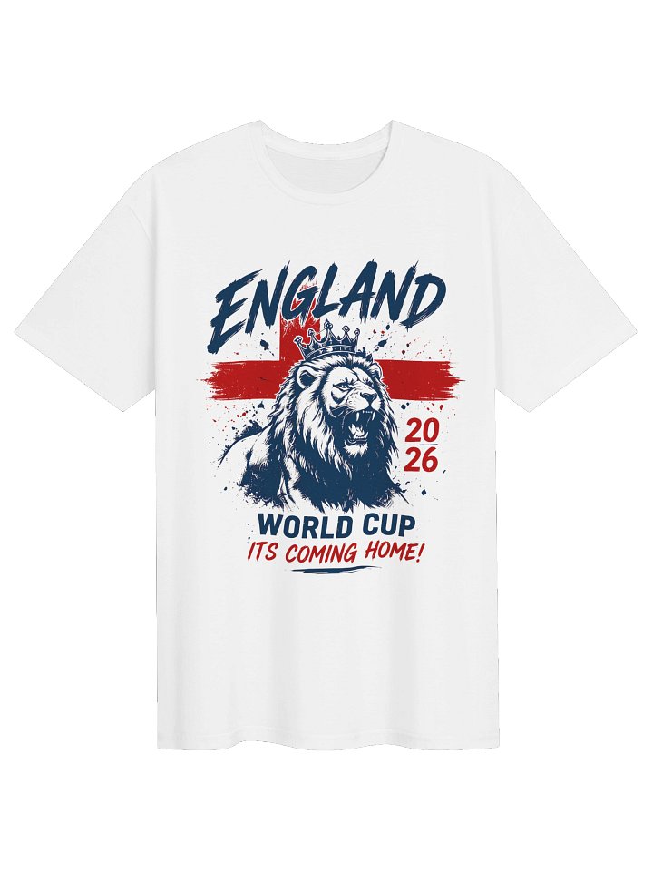 England Lion Football Fan T-Shirt 2026 | It’s Coming Home Graphic Tee product image (1)