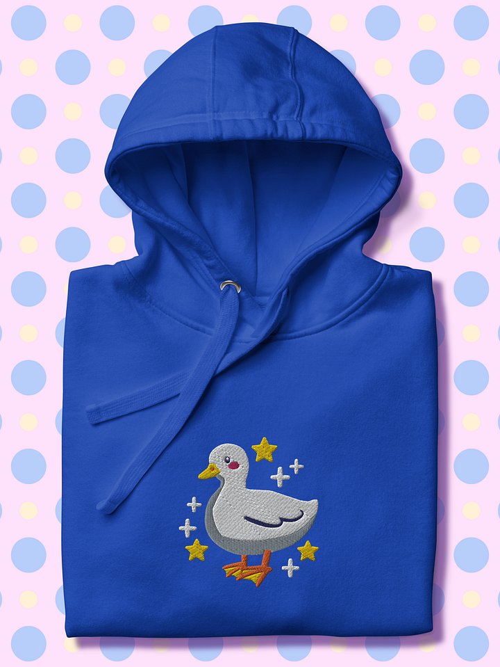 Cute Duck Embroidered Unisex Hoodie product image (1)