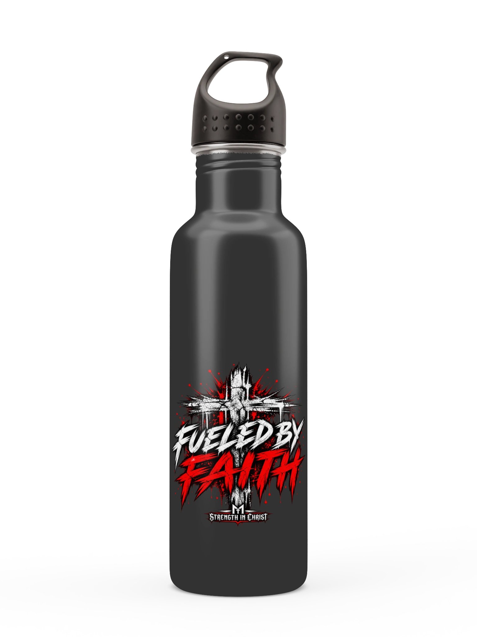 Fueled by Faith Cross Water Bottle product image (1)