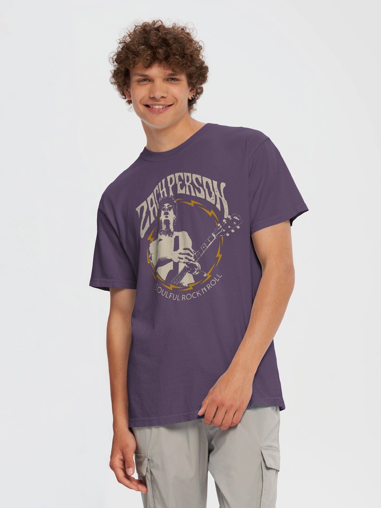 Soulful Rock N Roll Tee (Purple) product image (5)