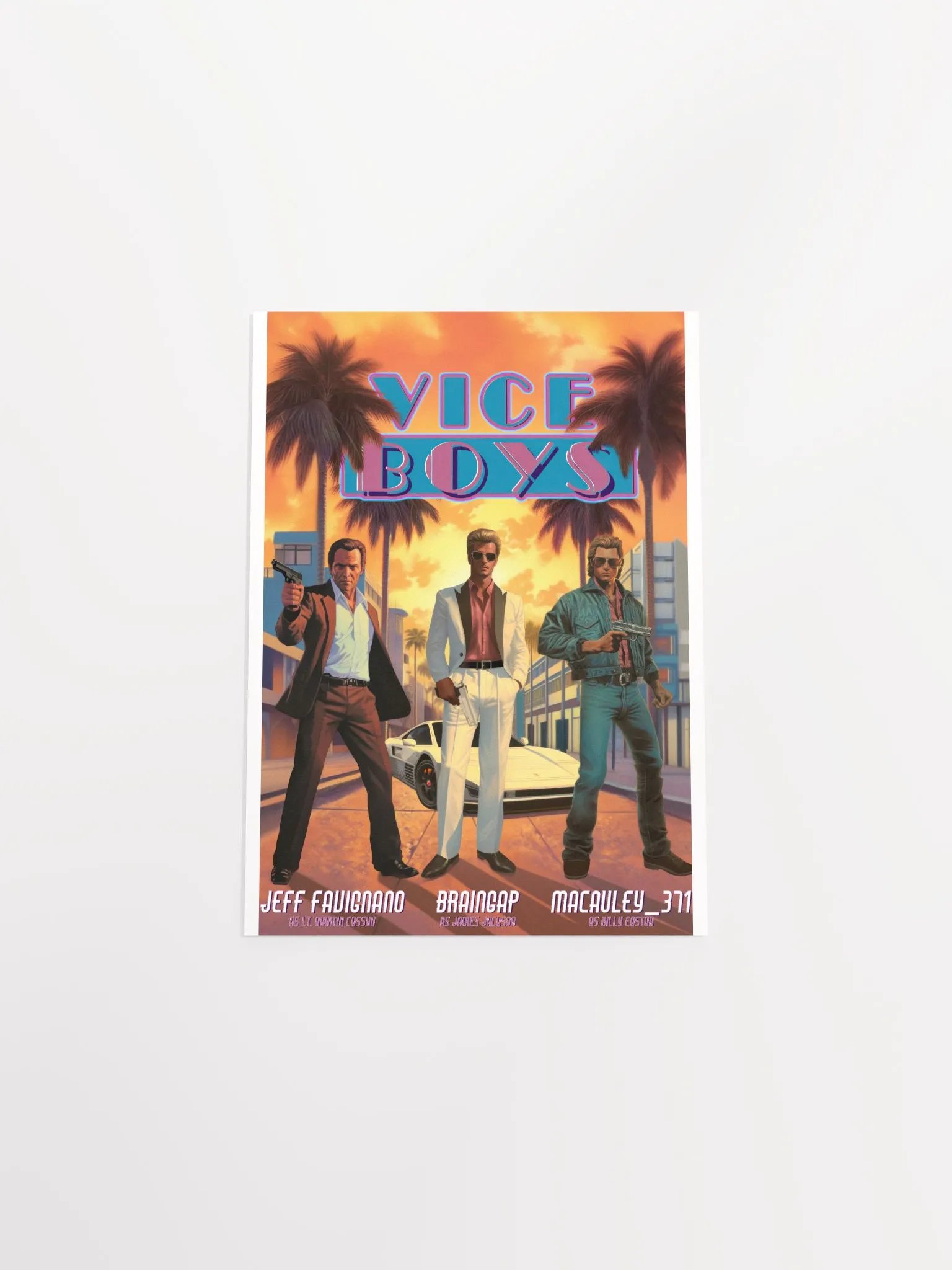 Vice Boys Miami Sunset Poster (Unframed) product image (13)