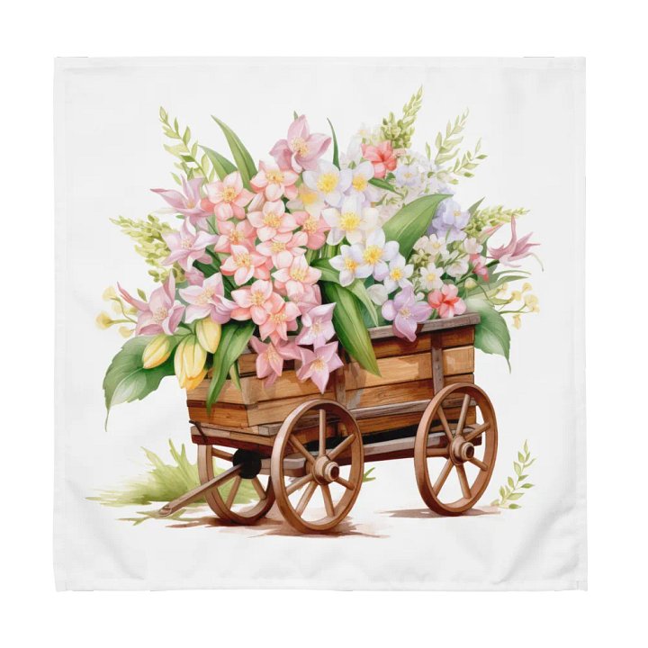 Blossom Cart Cloth Napkin Set (4) product image (1)