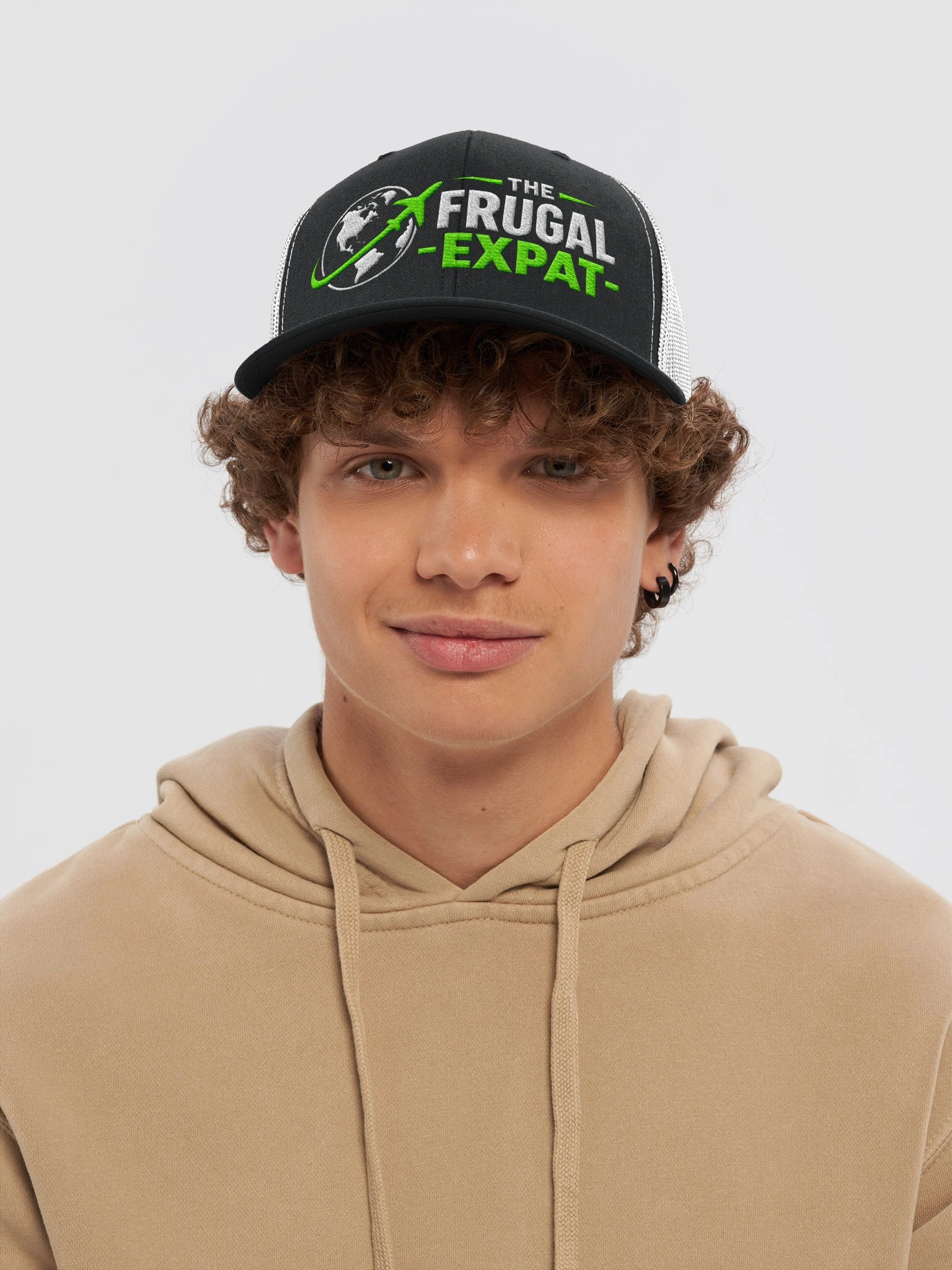 The Frugal Expat Trucker Hat product image (5)