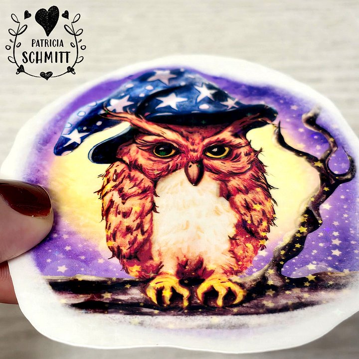 Wiz Owl Holographic Sticker product image (2)