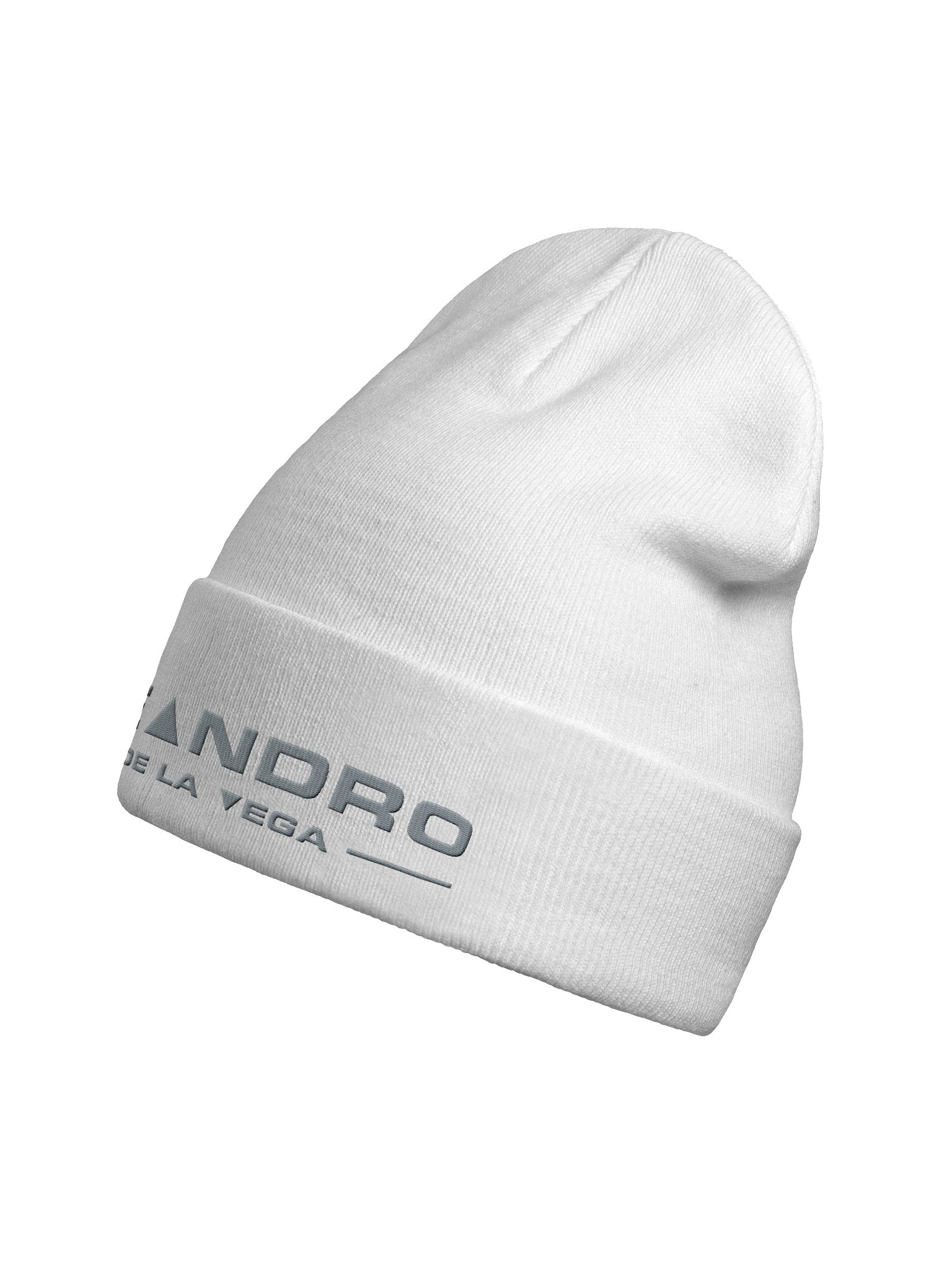 DE LA VEGA KNIT BEANIE UNISEX GREY LOGO product image (23)