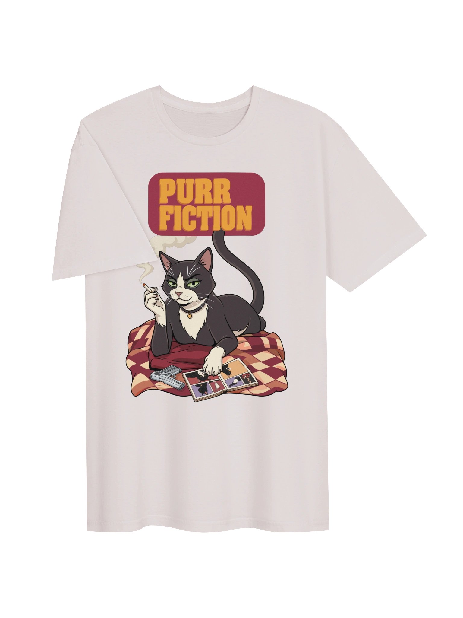 Purr Fiction Poster Tee product image (54)