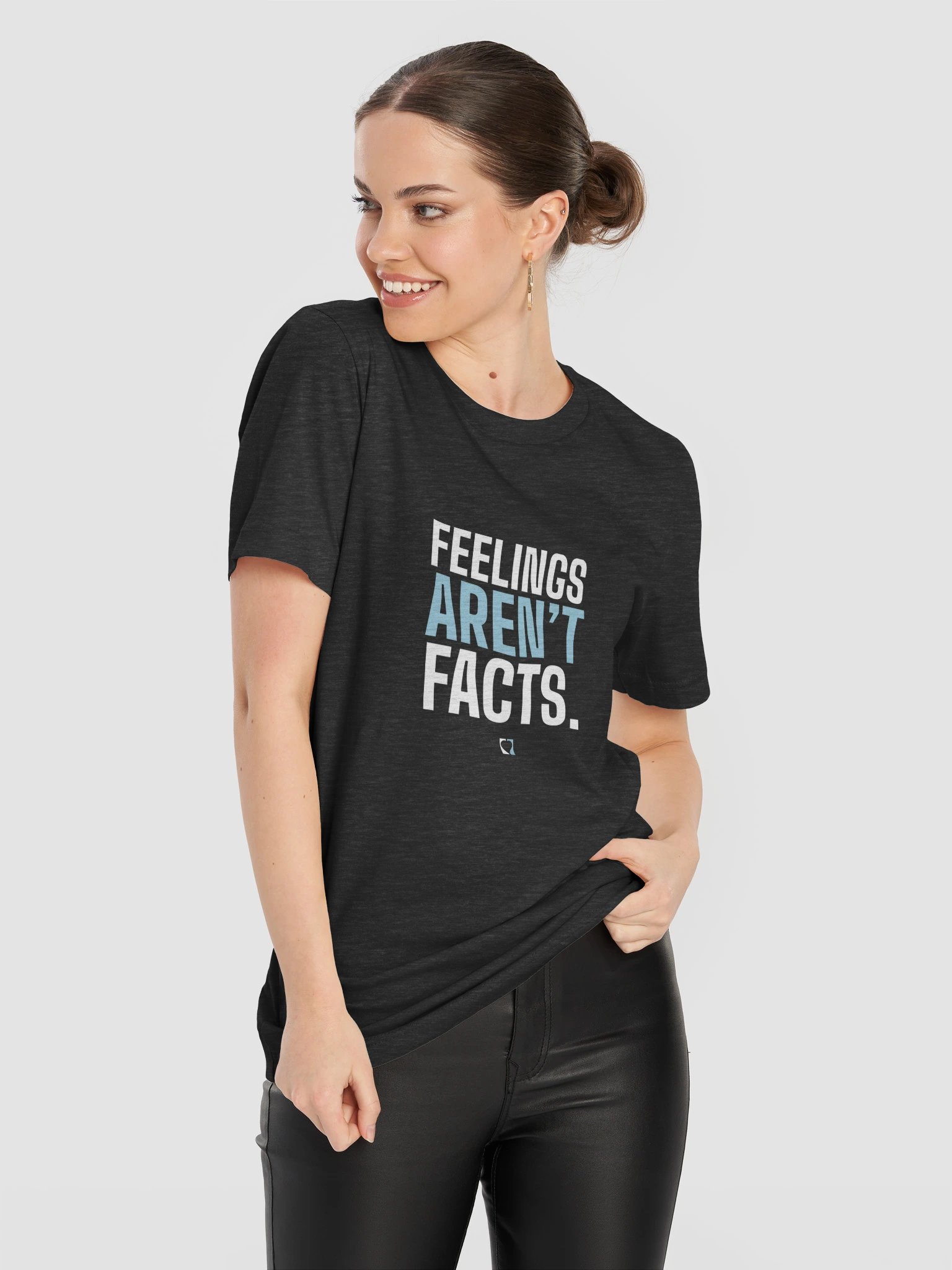 Feelings Aren't Facts Bold Tee product image (11)