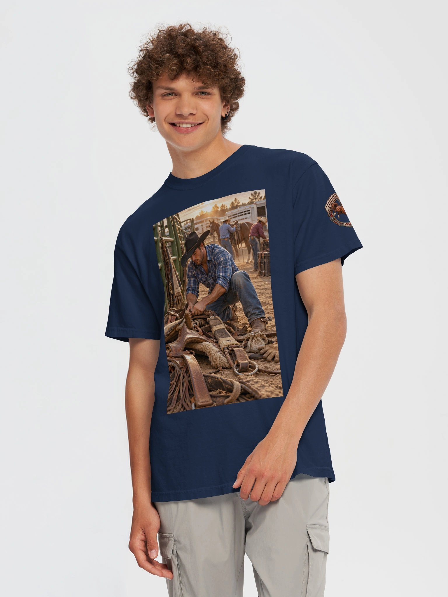 Saddle Bronc Rigged & Ready T-Shirt | ROUGHSTOCK RODEO™ product image (25)