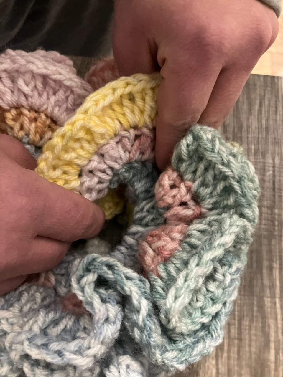 Twilight Dreamt-Infinity Fidget Sensory & Therapy Ball – Hand-Crocheted product image (2)