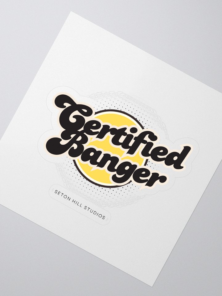 Certified Banger Splash Kiss Cut Stickers product image (2)