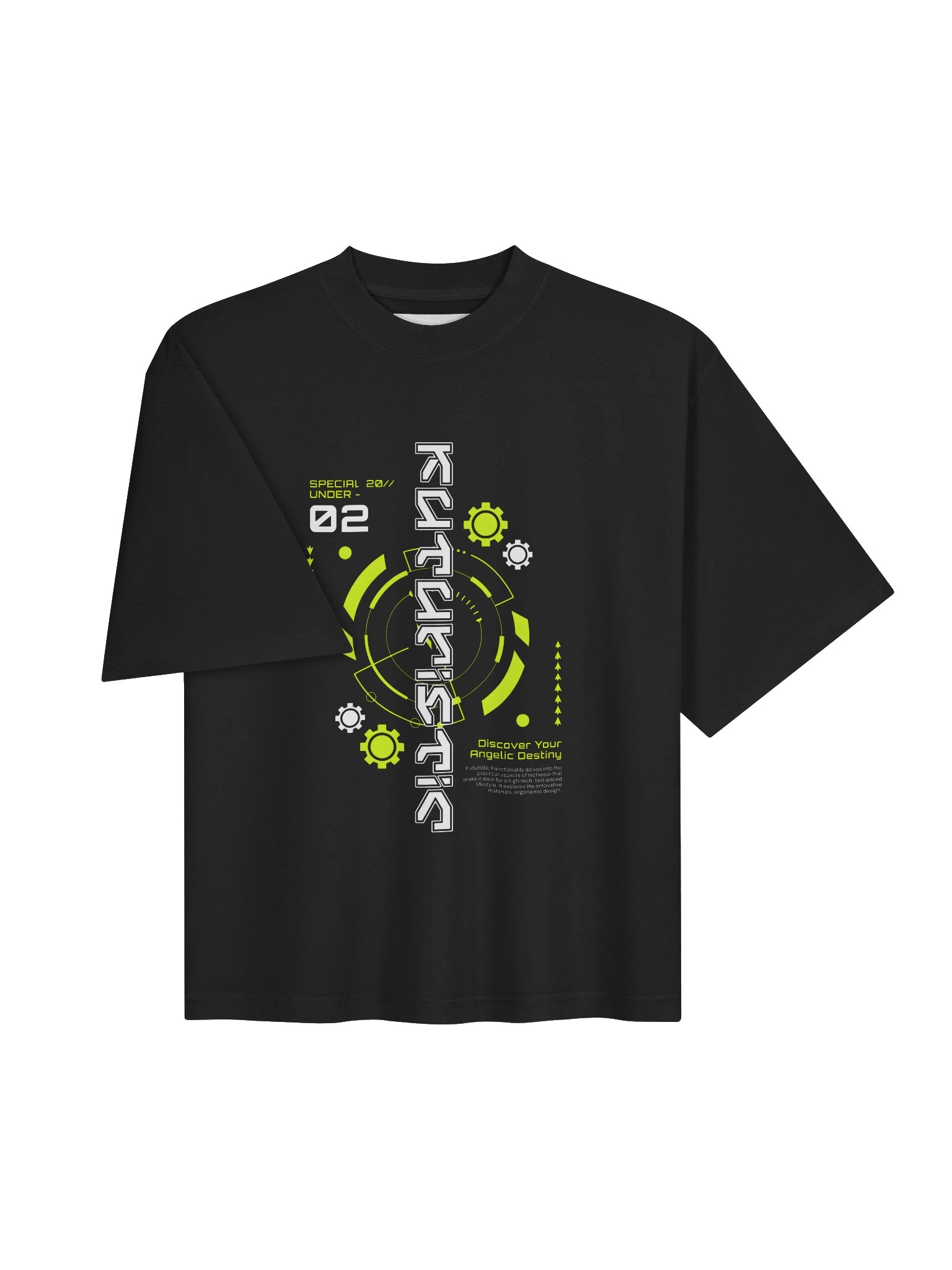 Cyberpunk Graphic Oversized T-Shirt product image (3)