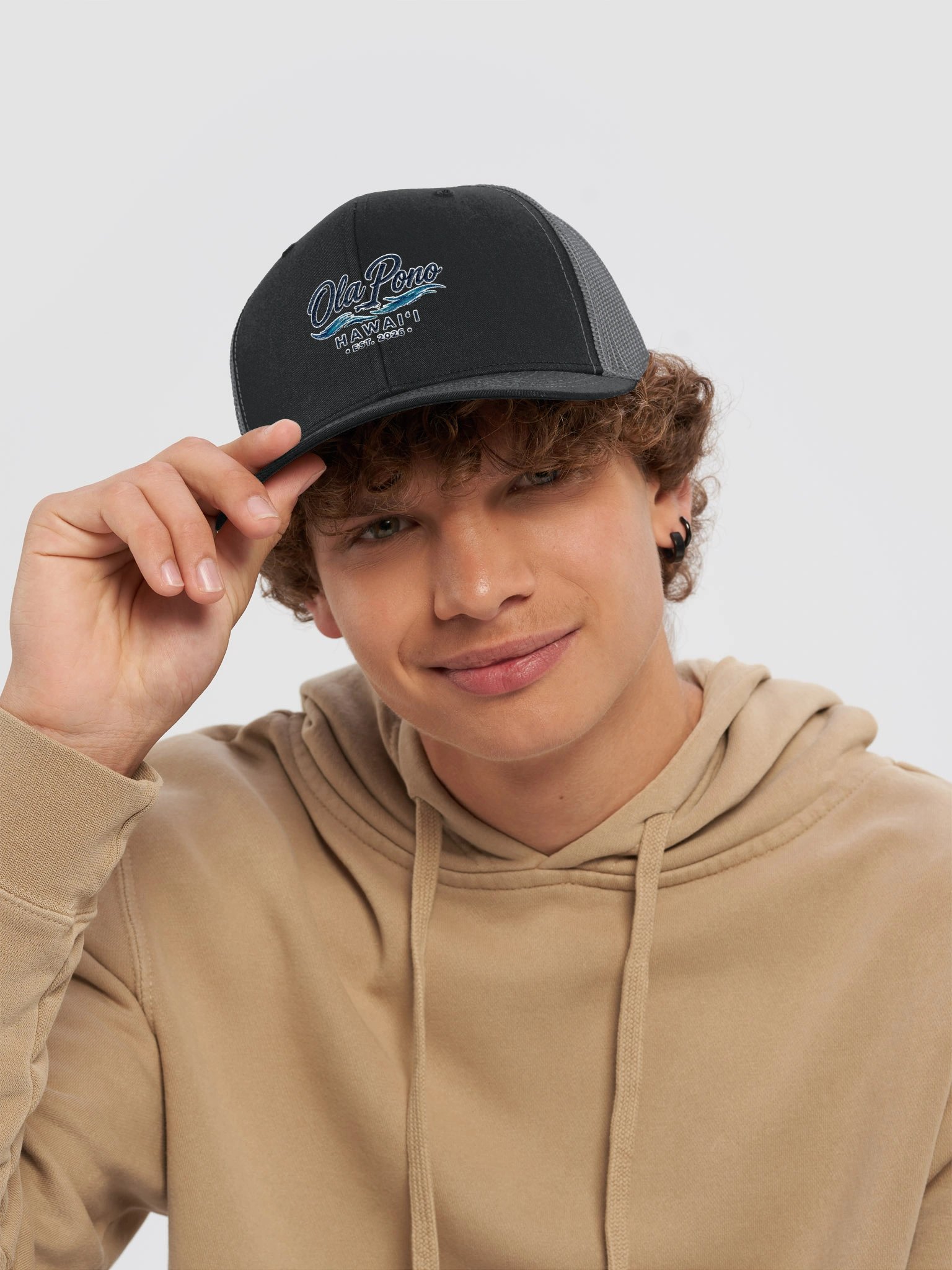 Ola Pono Hawaii His House Trucker Hat product image (1)