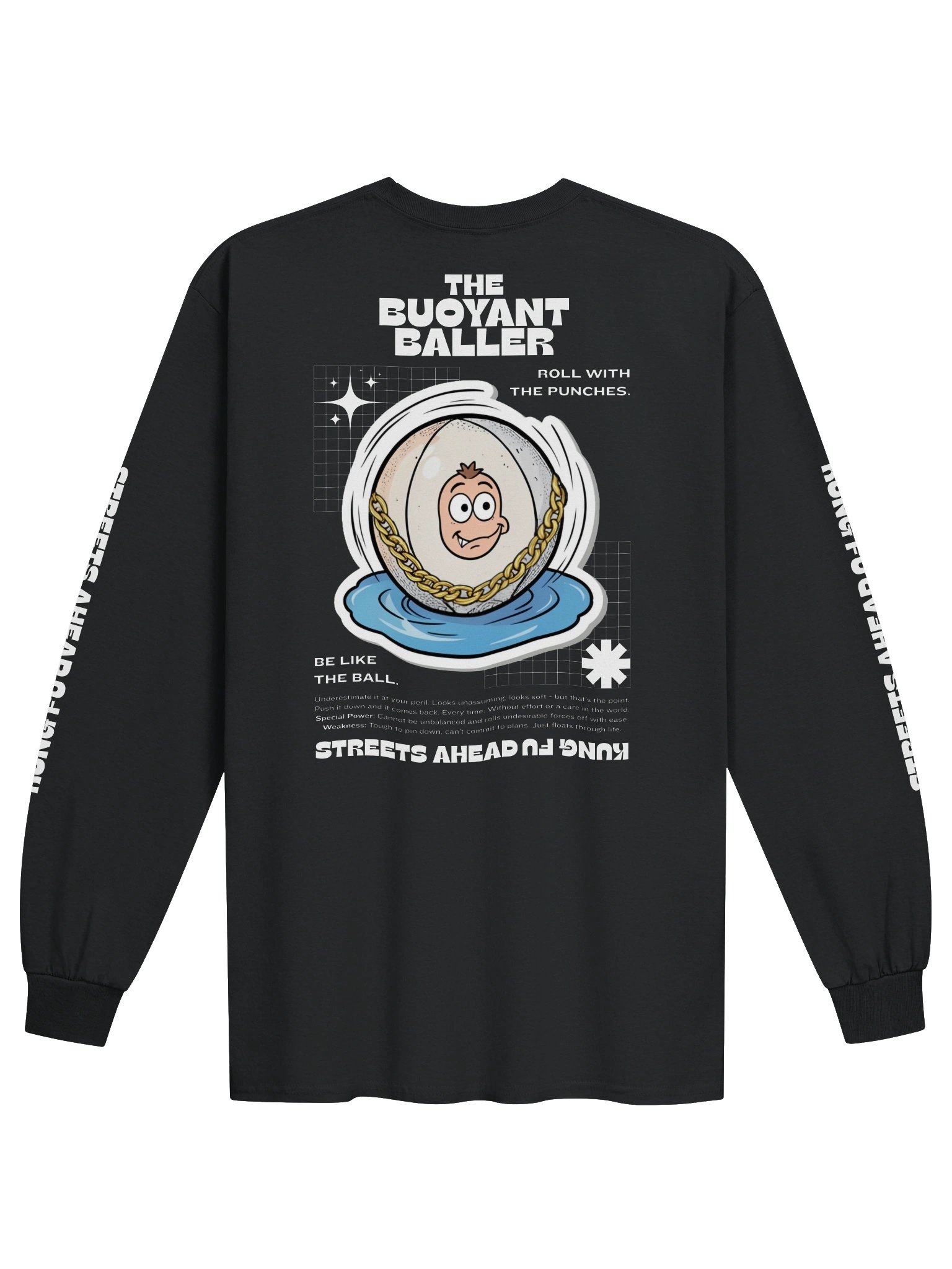 The Buoyant Baller - Long Sleeve Shirt - Black product image (1)