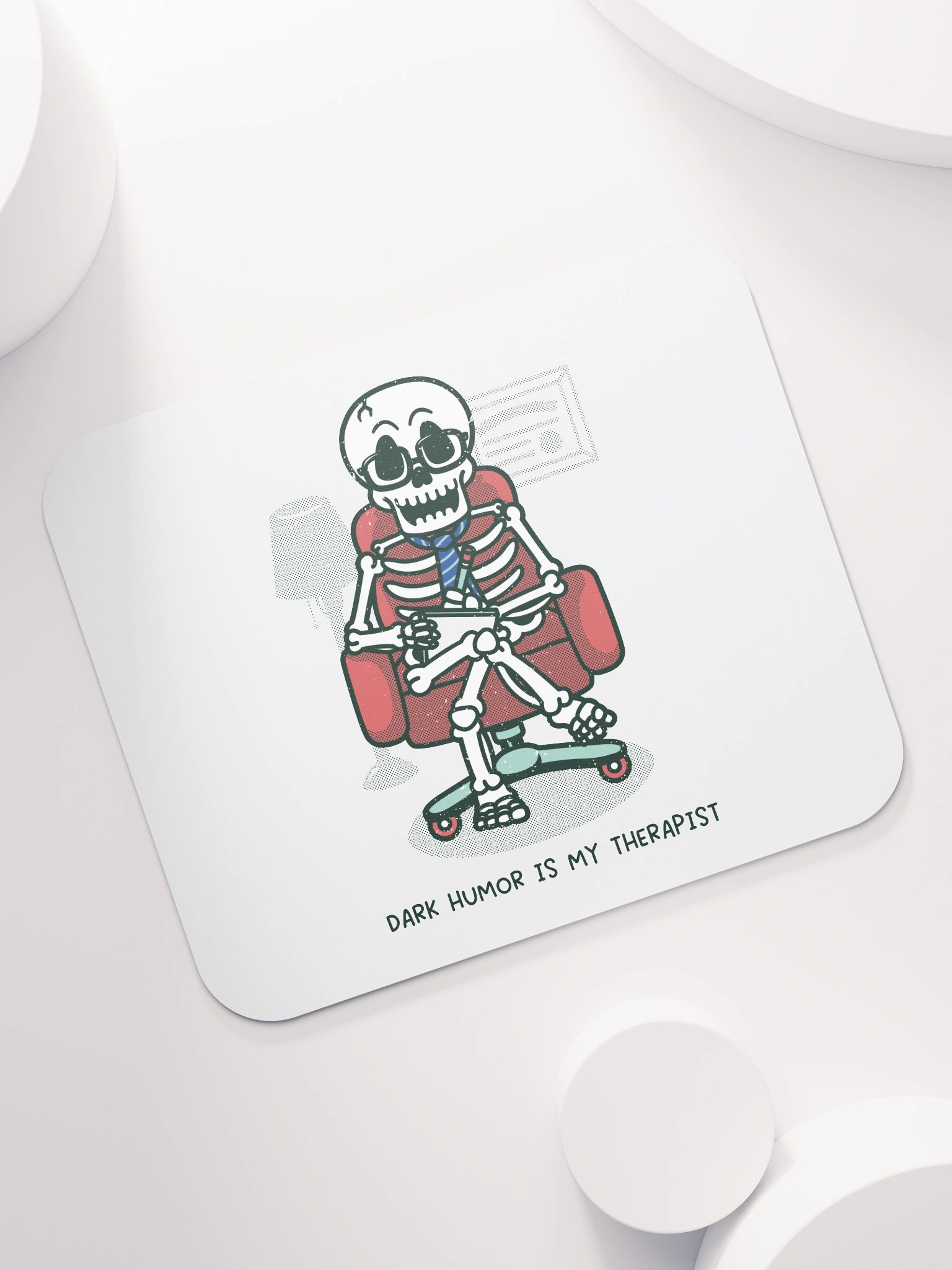 Dark Humor Is My Therapy Mouse Pad product image (7)
