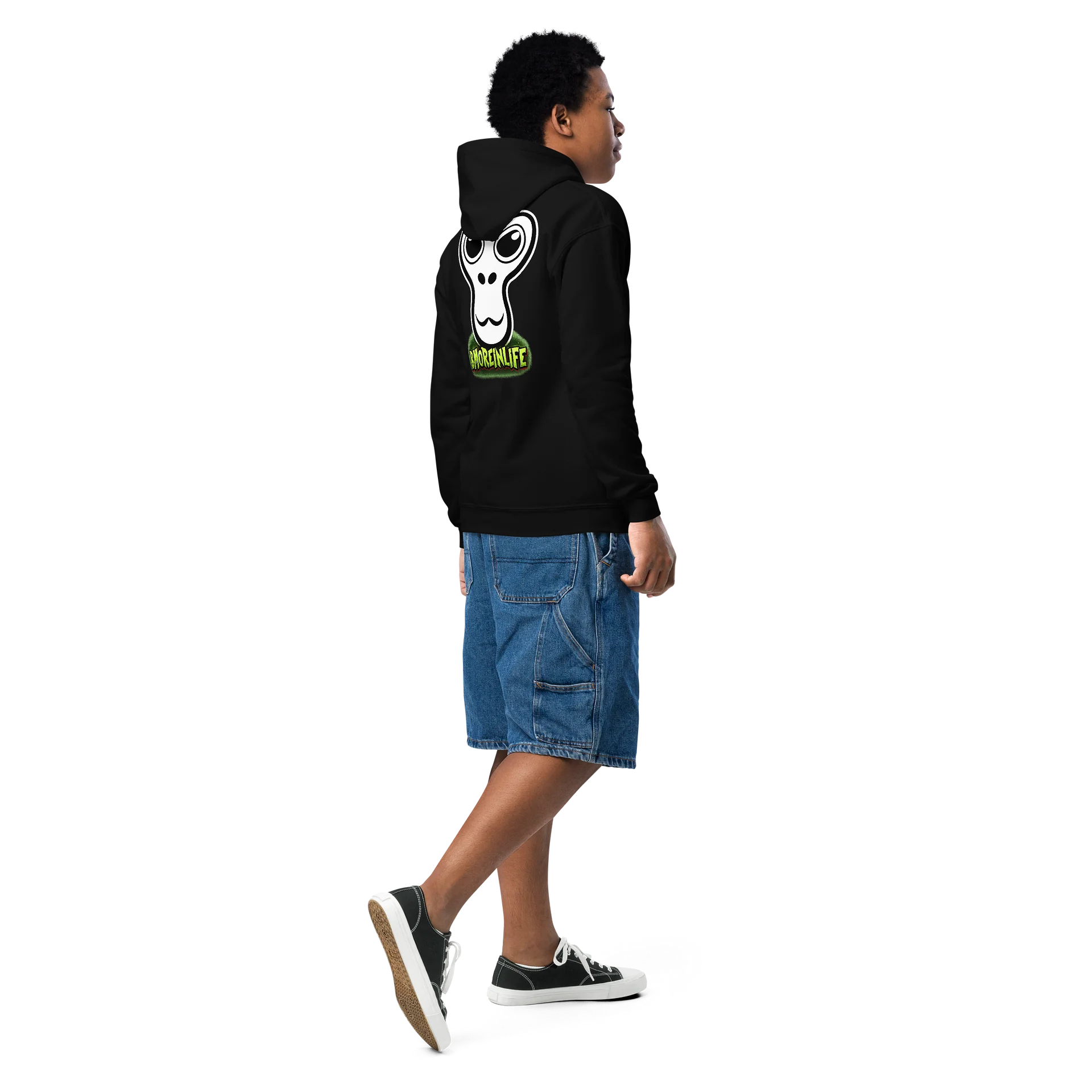BmoreinLife Monke Logo Hoodie – Stay Positive Edition product image (5)