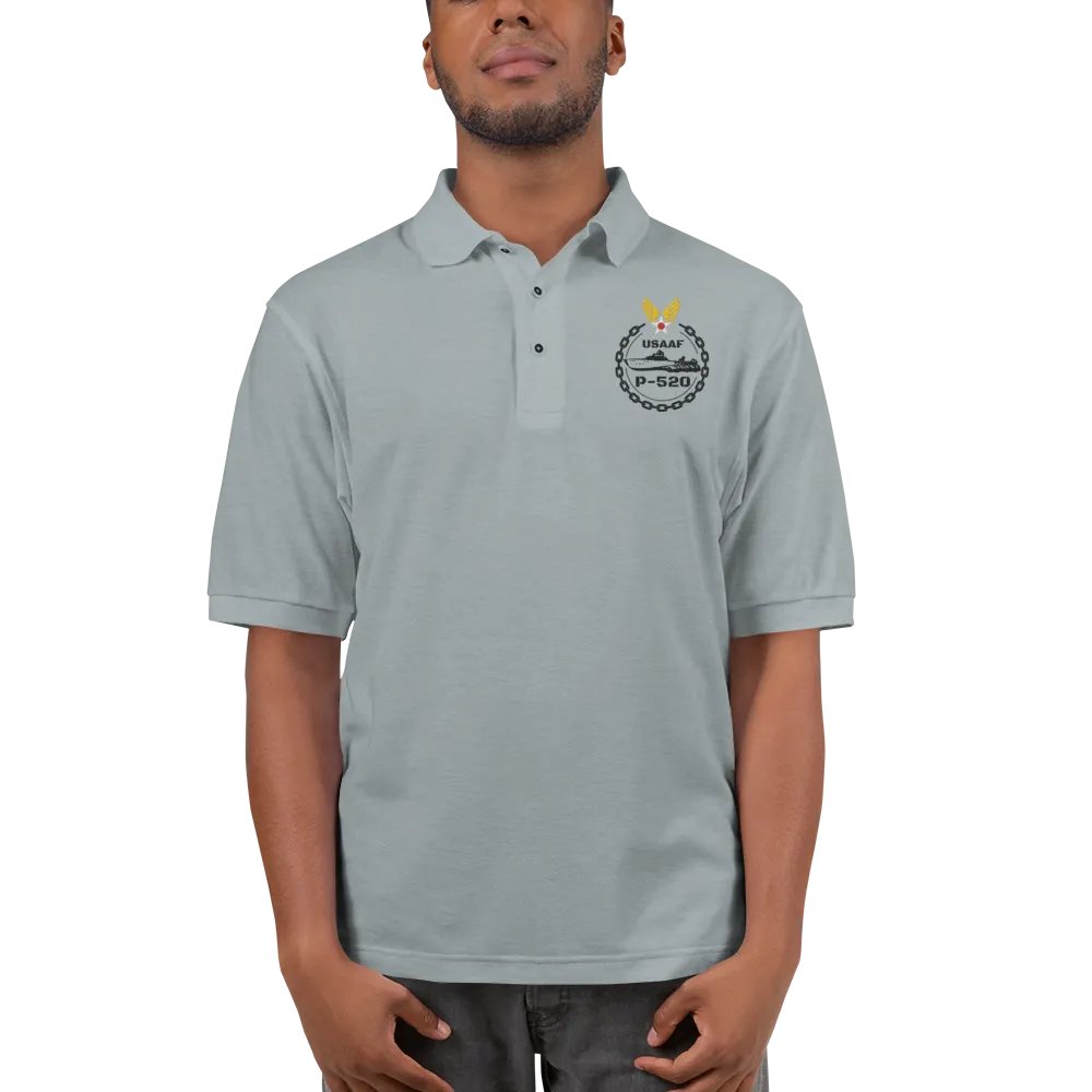 Polo Shirt with Black USAAF P-520 Embroidered Logo product image (16)