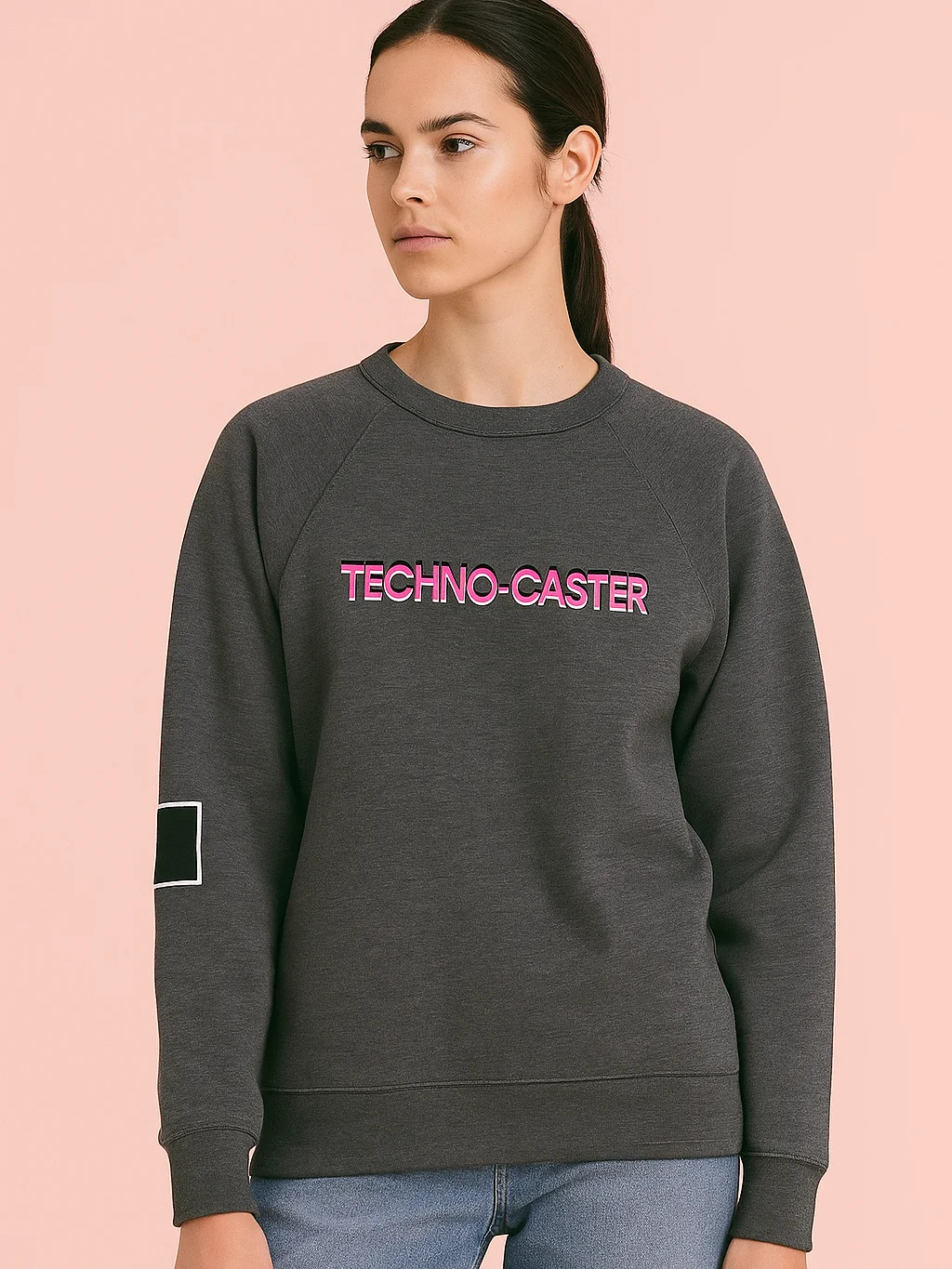 TECHNO-CASTER - Unisex Fleece Raglan Sweatshirt product image (1)