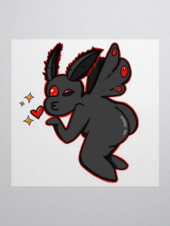 Pinup Mothman Sticker product image (1)