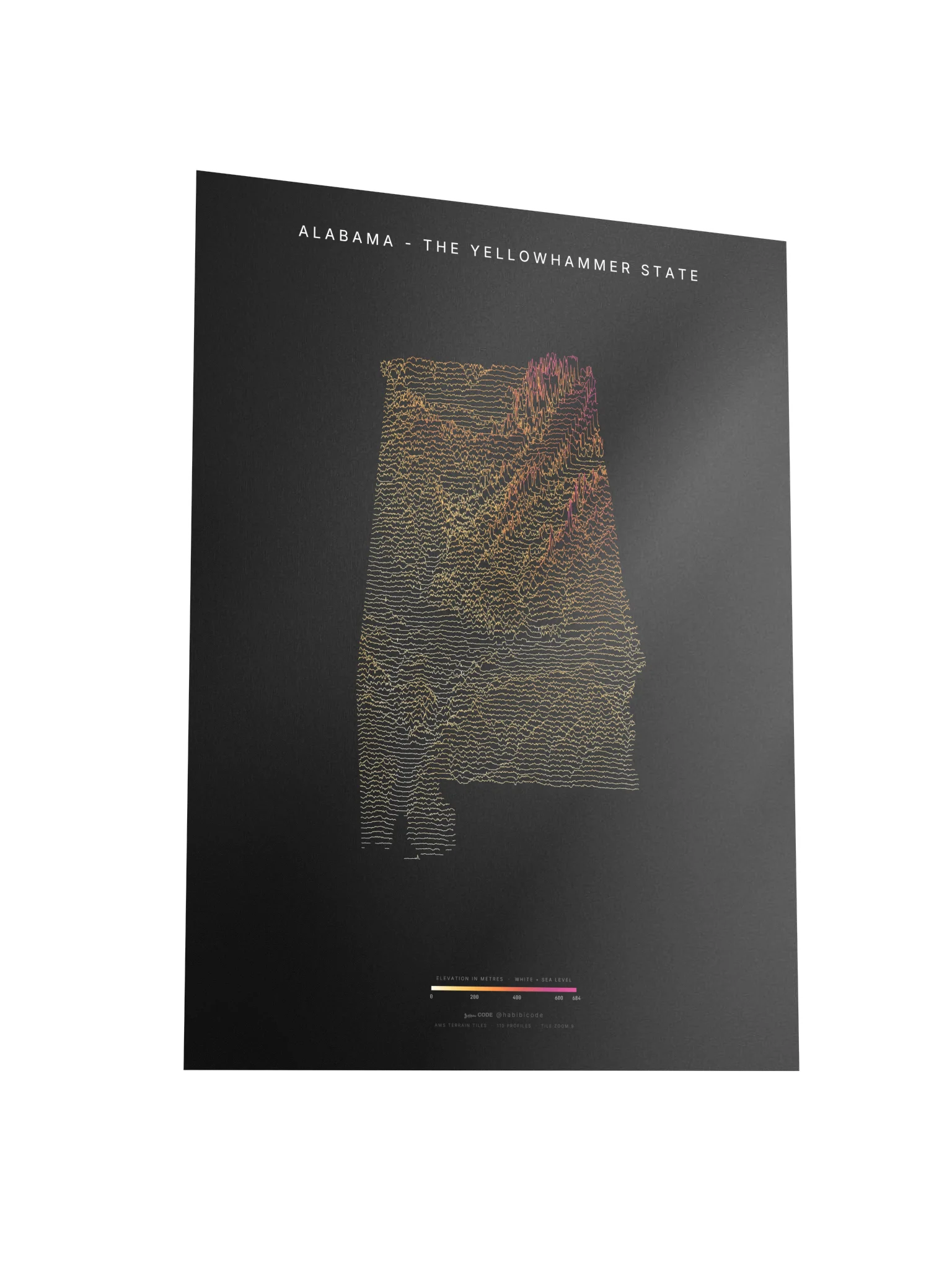 Ridgeline Poster - Alabama product image (3)
