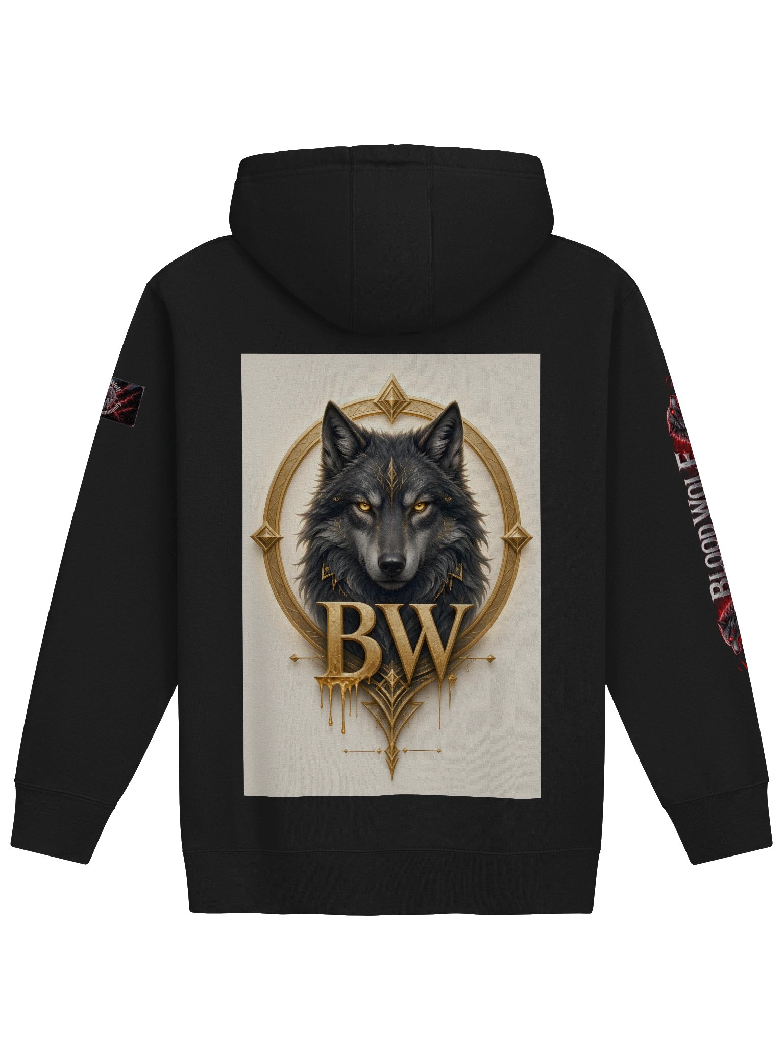 Fueled by Coffee Wolf Hoodie product image (17)