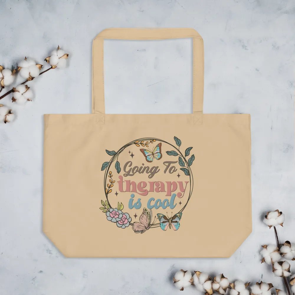 Going To Therapy Is Cool Tote product image (4)