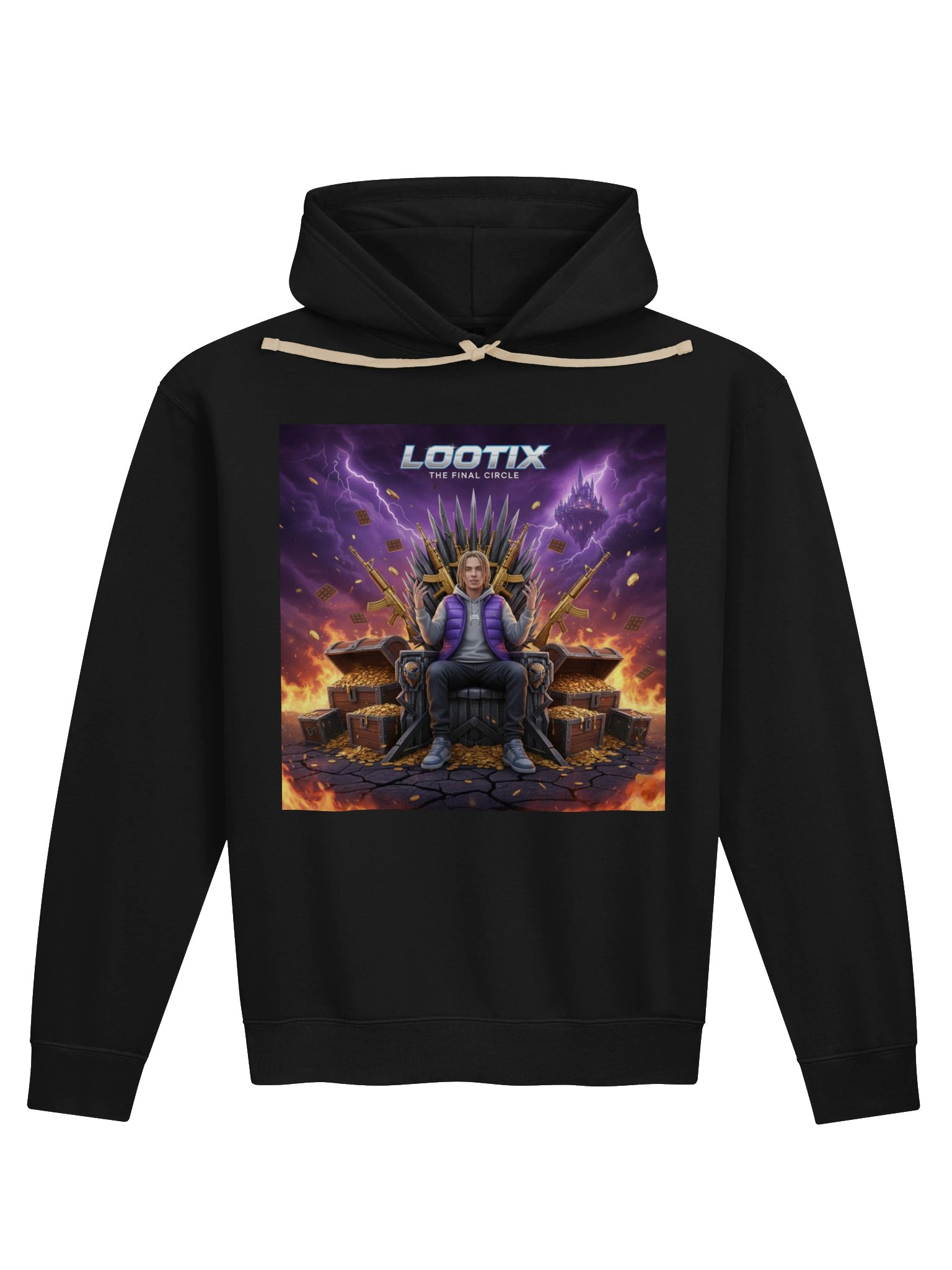 Lootix Limited Edition Premium Hoodie – Heavyweight Gaming Fleece Pullover product image (1)