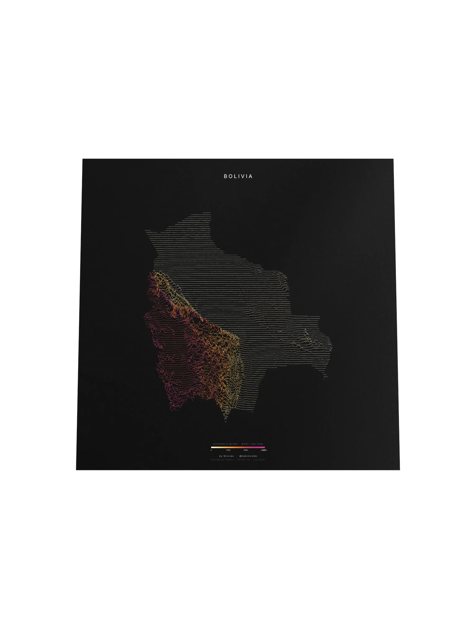 Ridgeline Poster - Bolivia product image (4)