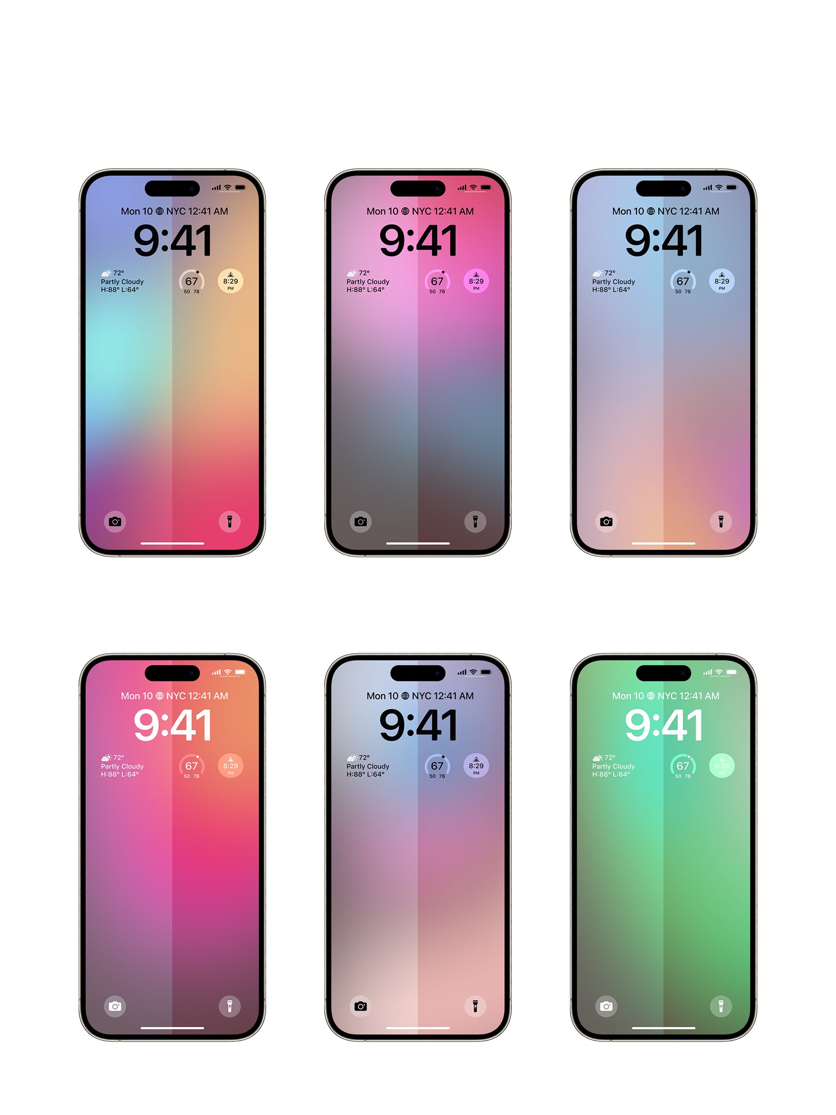 Blurry Gradient Wallpaper Pack product image (2)