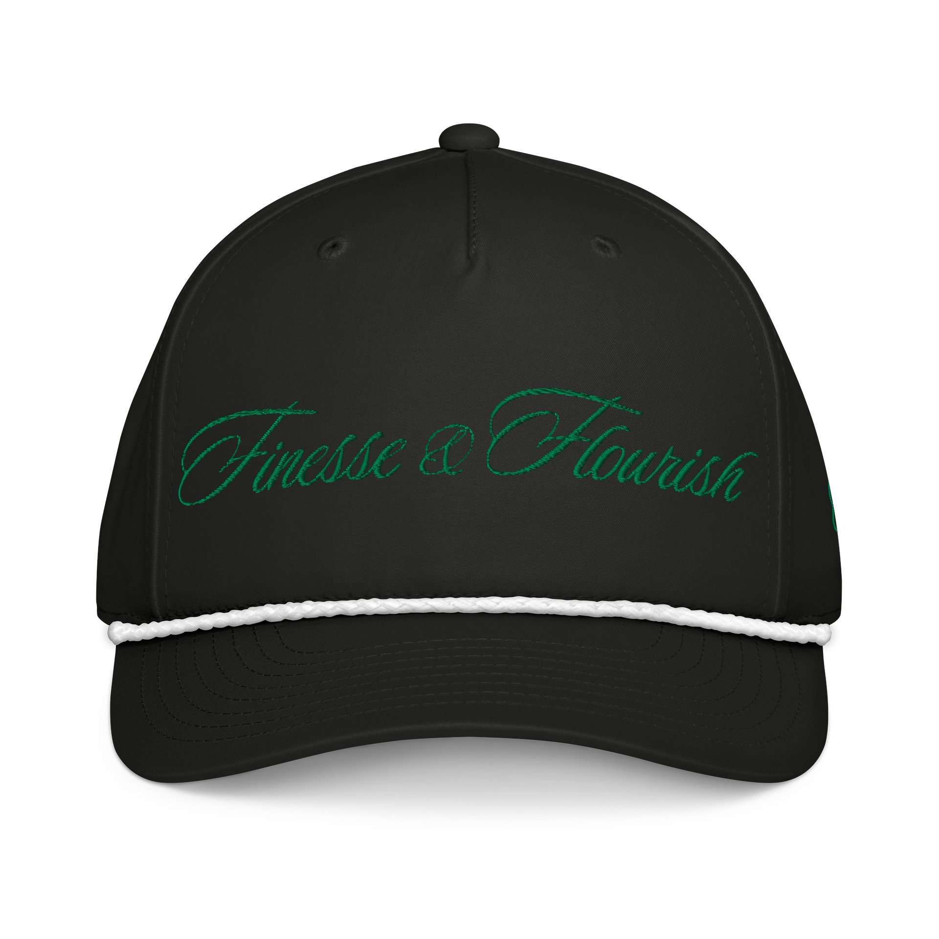 F&F Script Five-Panel Classic Rope Cap (GRN) product image (1)