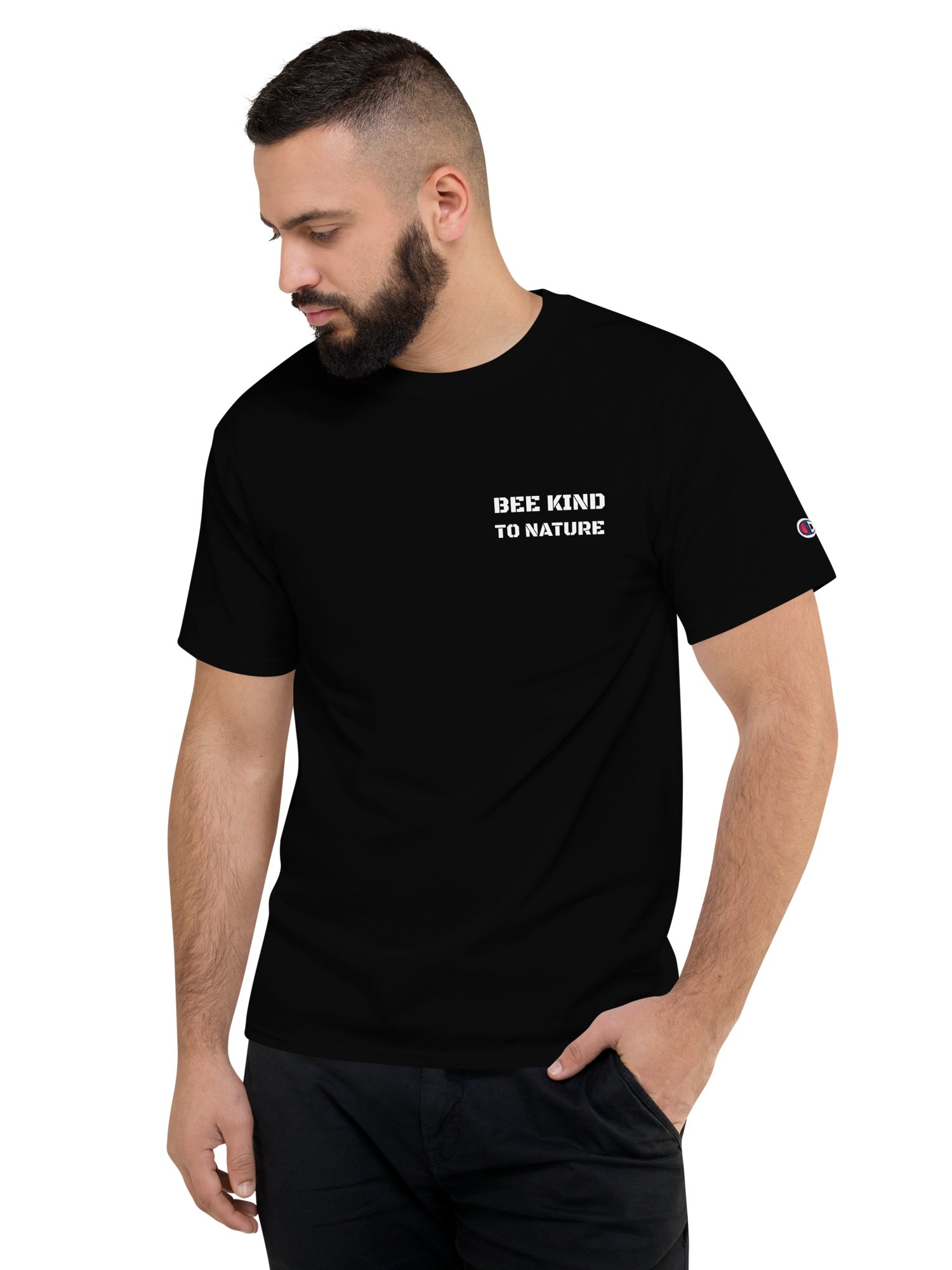 Bee Kind to Nature Men’s Champion T-Shirt product image (1)