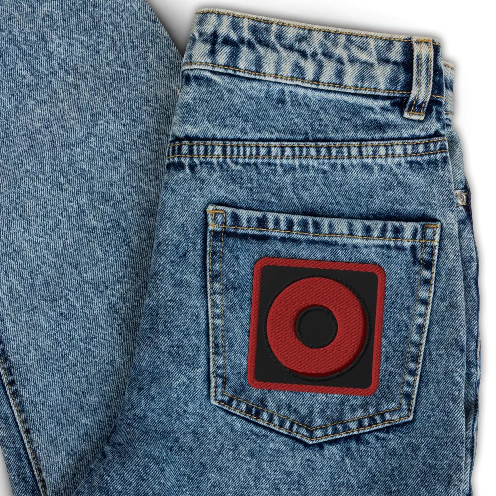 Red Ring Embroidered Patch product image (3)
