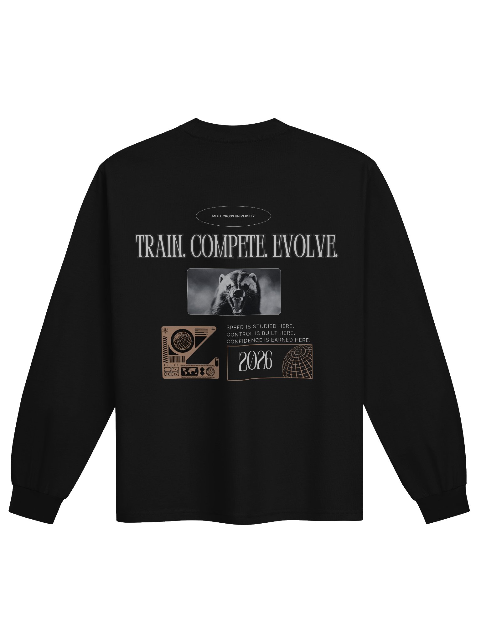 Train. Compete. Evolve. Longsleeve product image (1)