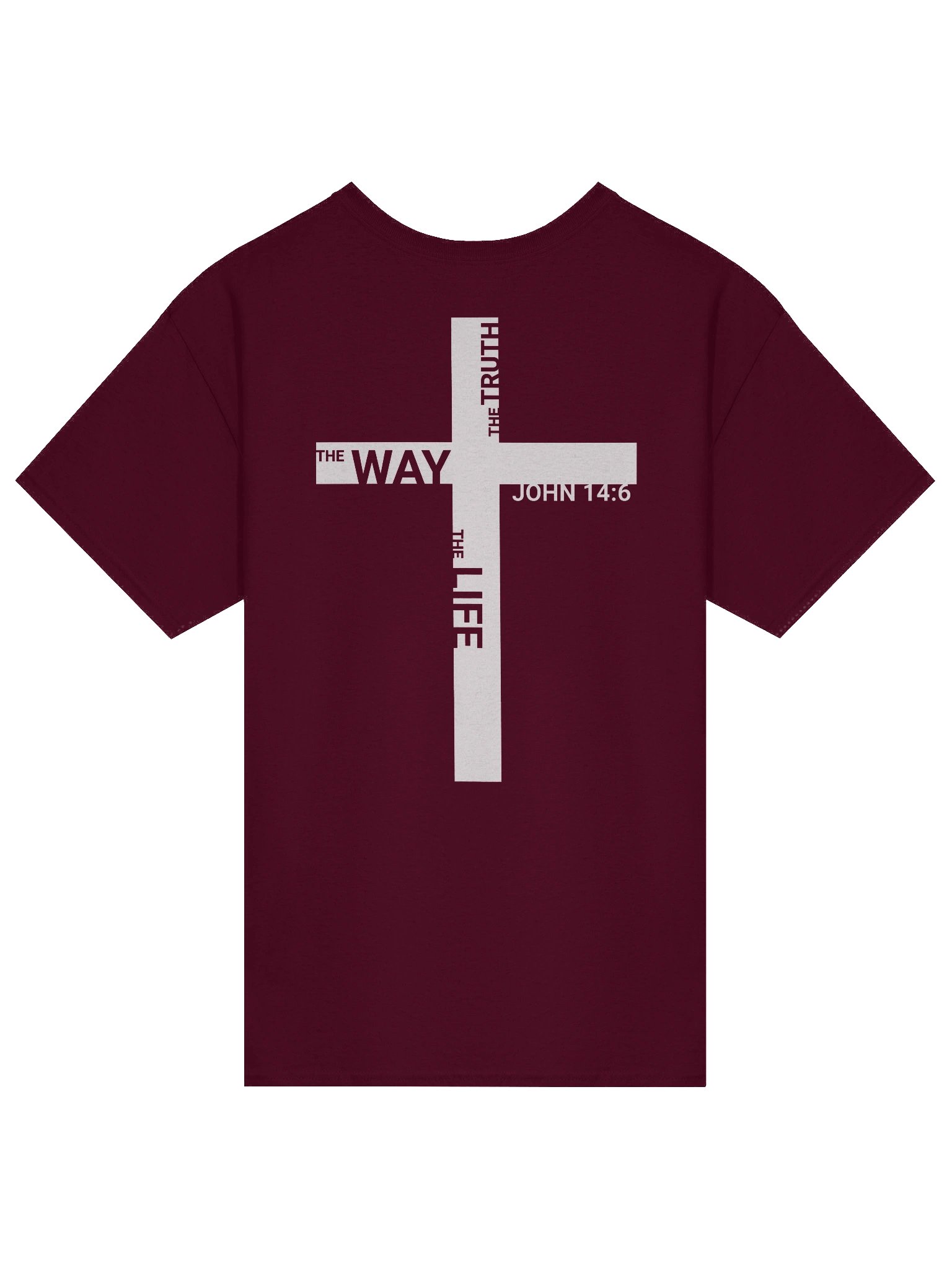 YHWH Heavyweight Tee - "The Way" Deep product image (1)