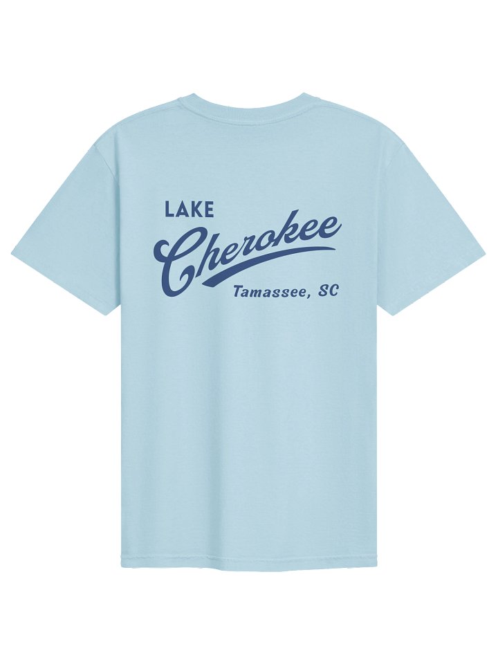 Lake Cherokee Swoosh Tee Blue product image (9)