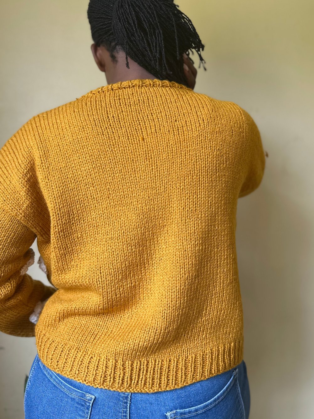 Flower Puff Knitting Cardigan Pattern product image (7)