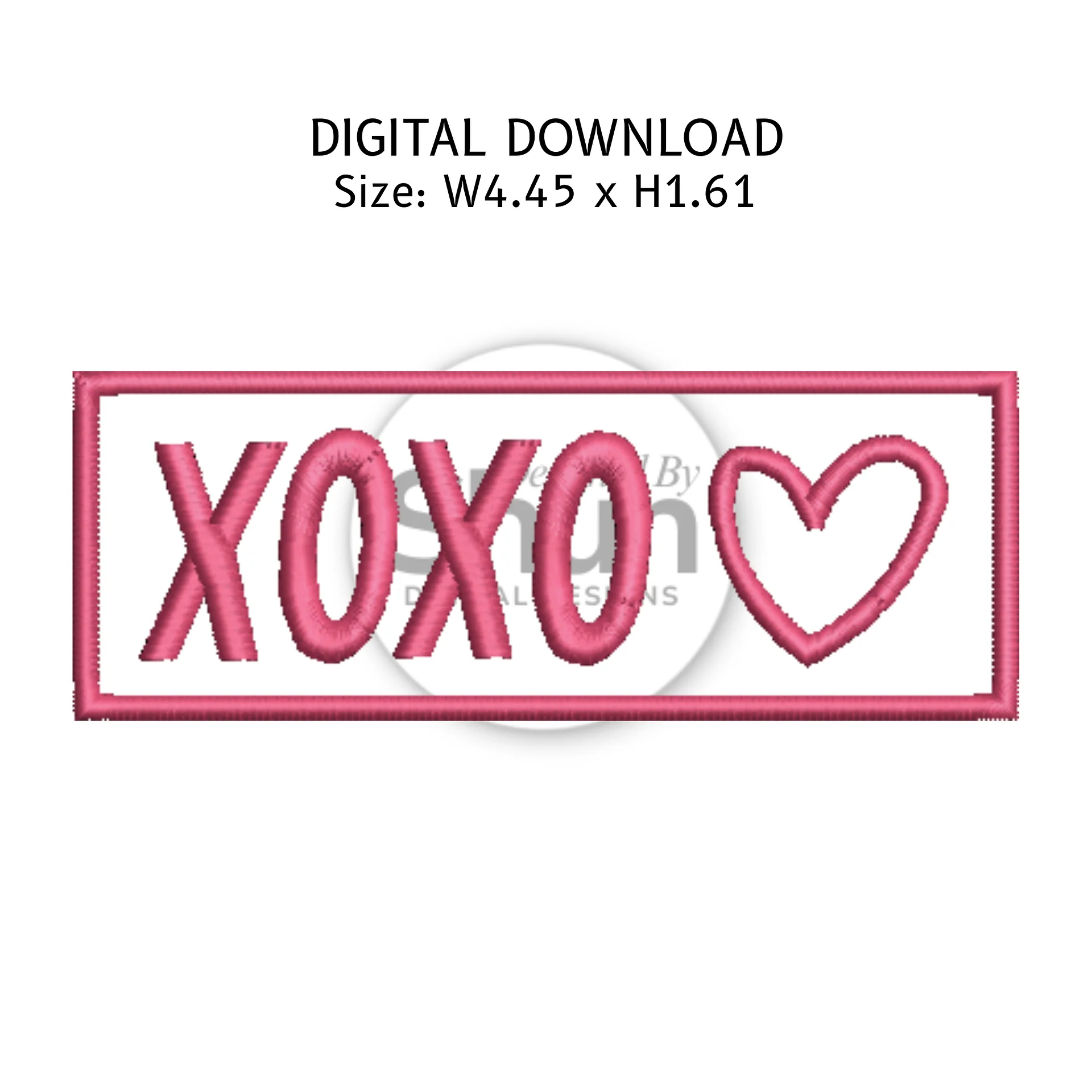 XOXO Patch | Digital Download product image (1)