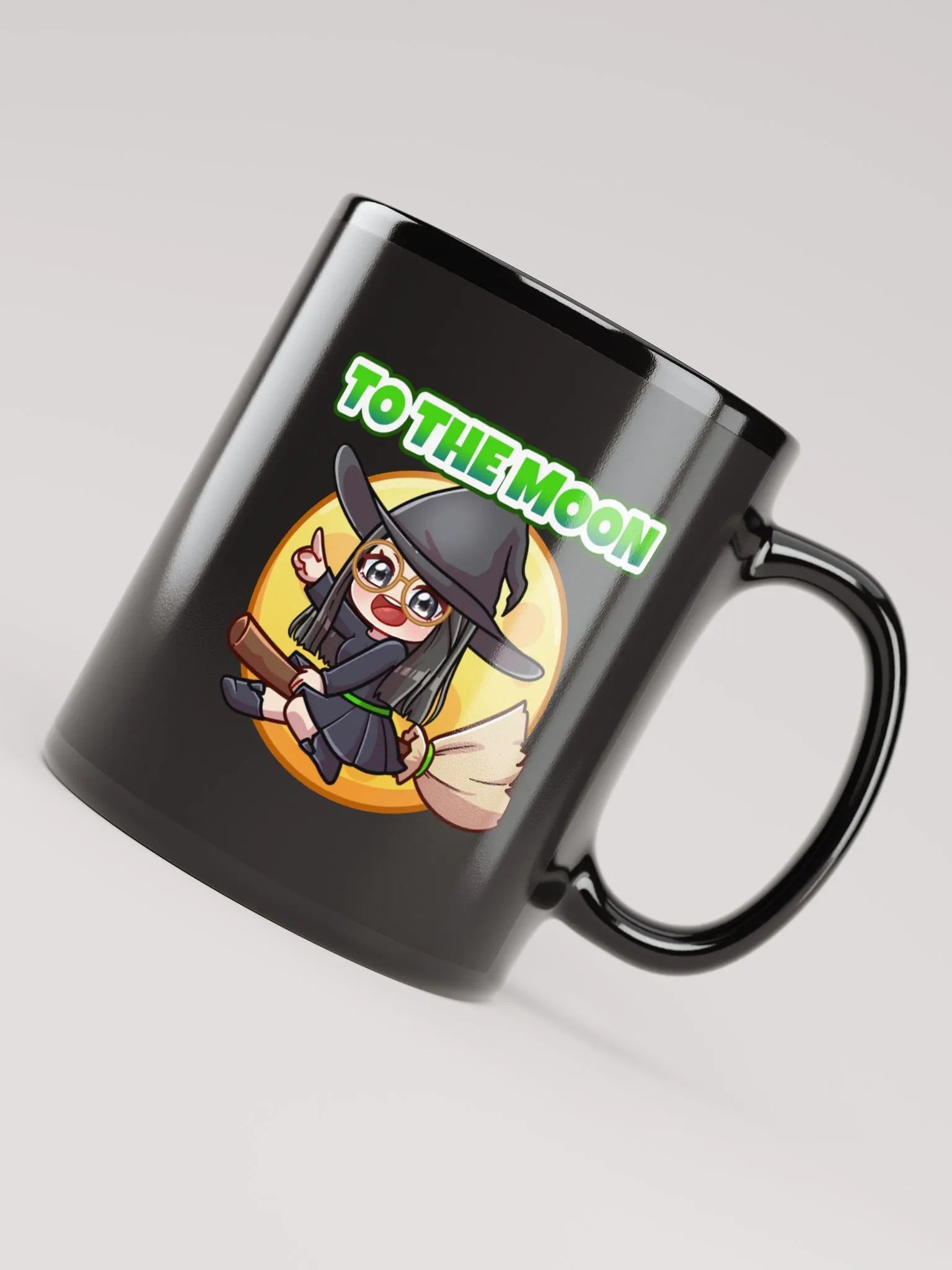 To The Moon Wizzie Mug (Black) product image (1)