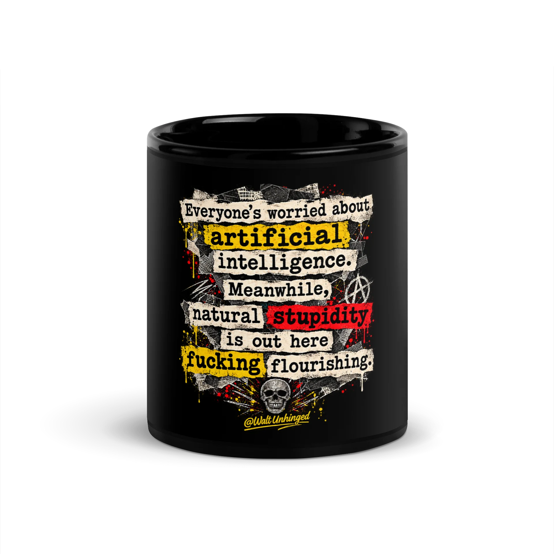 Walt Natural Stupidity quote Mug product image (1)