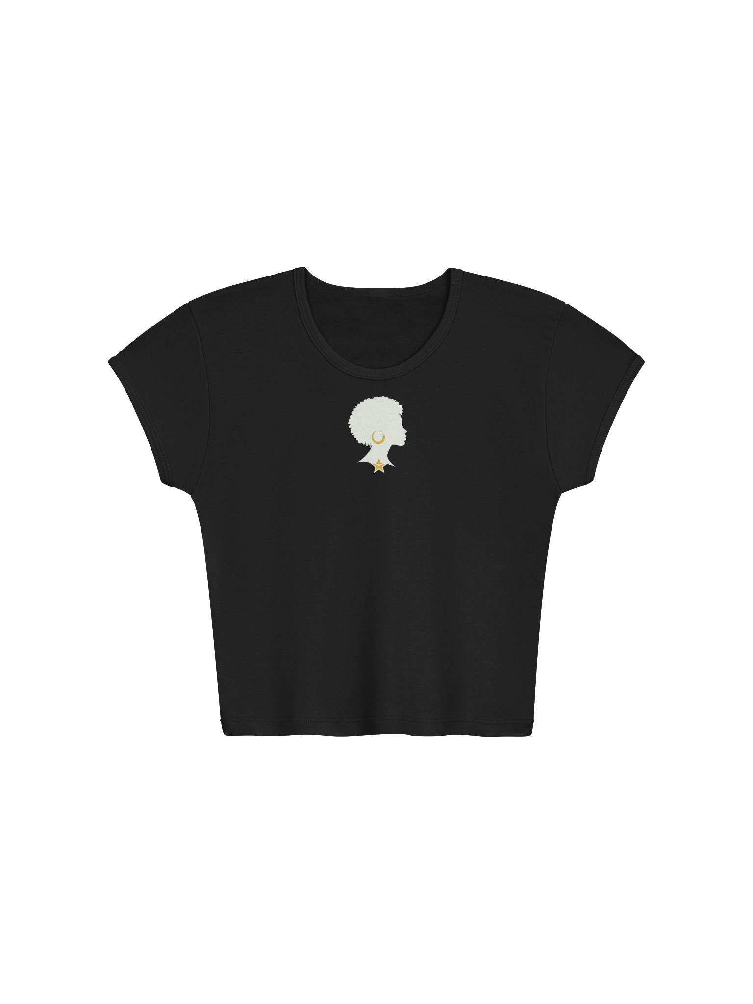Black Ribbed Tee product image (1)